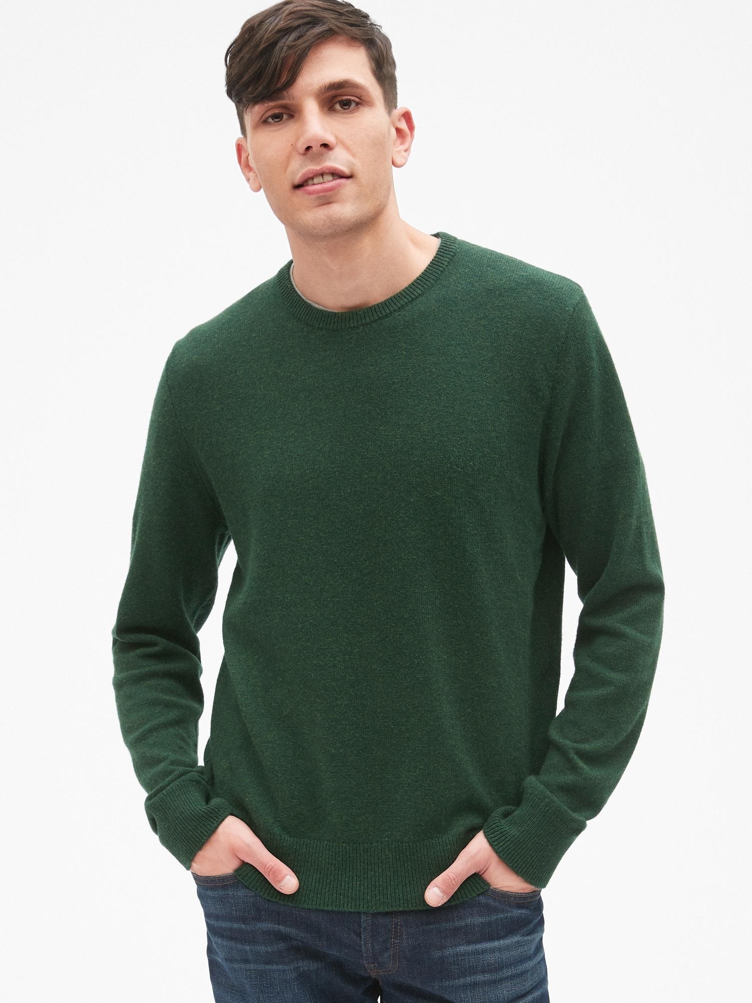 gap green sweater