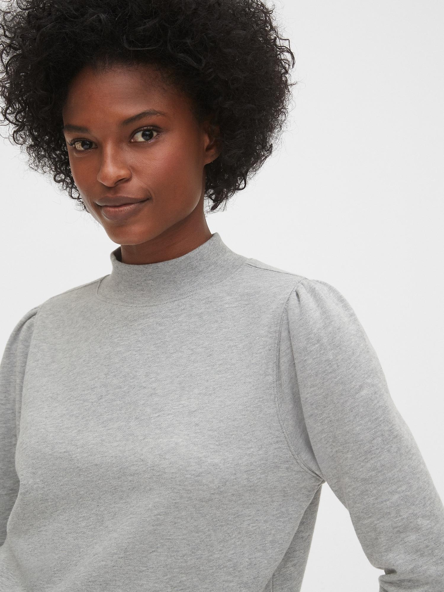 gap puff sleeve sweatshirt