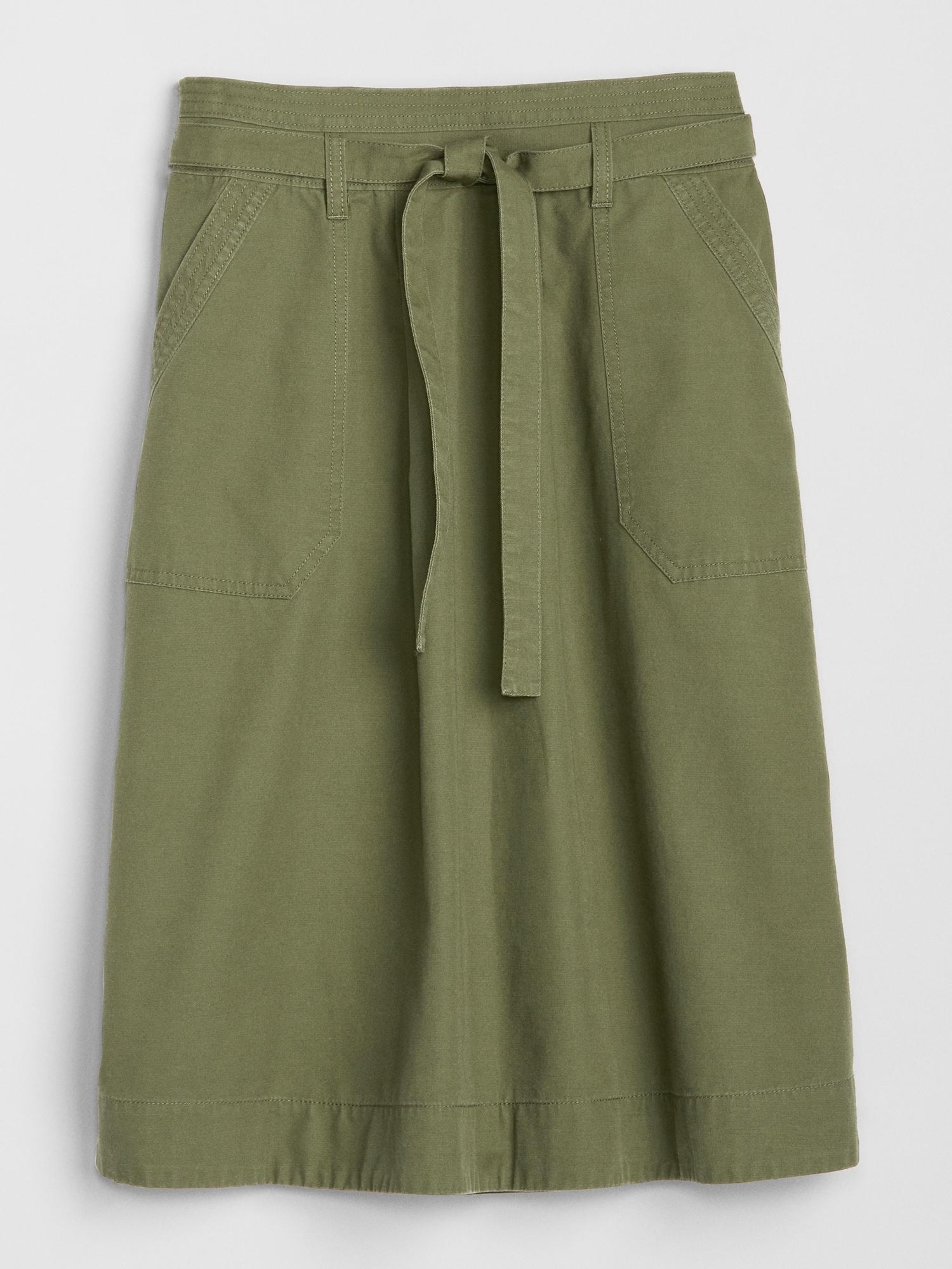 gap cargo skirt