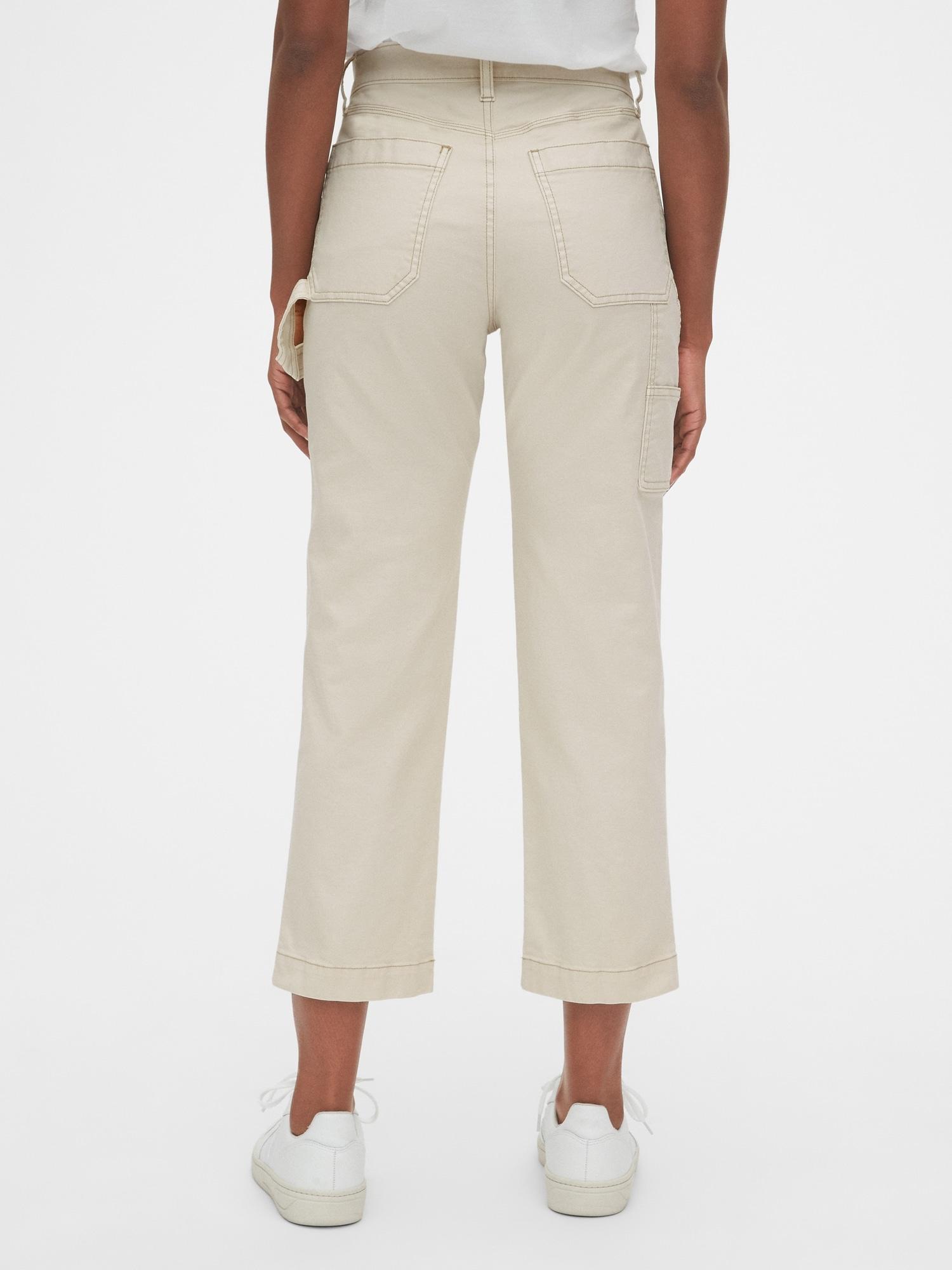 Gap High Rise '90s Loose Faux-Leather Cargo Pants | Southcentre Mall