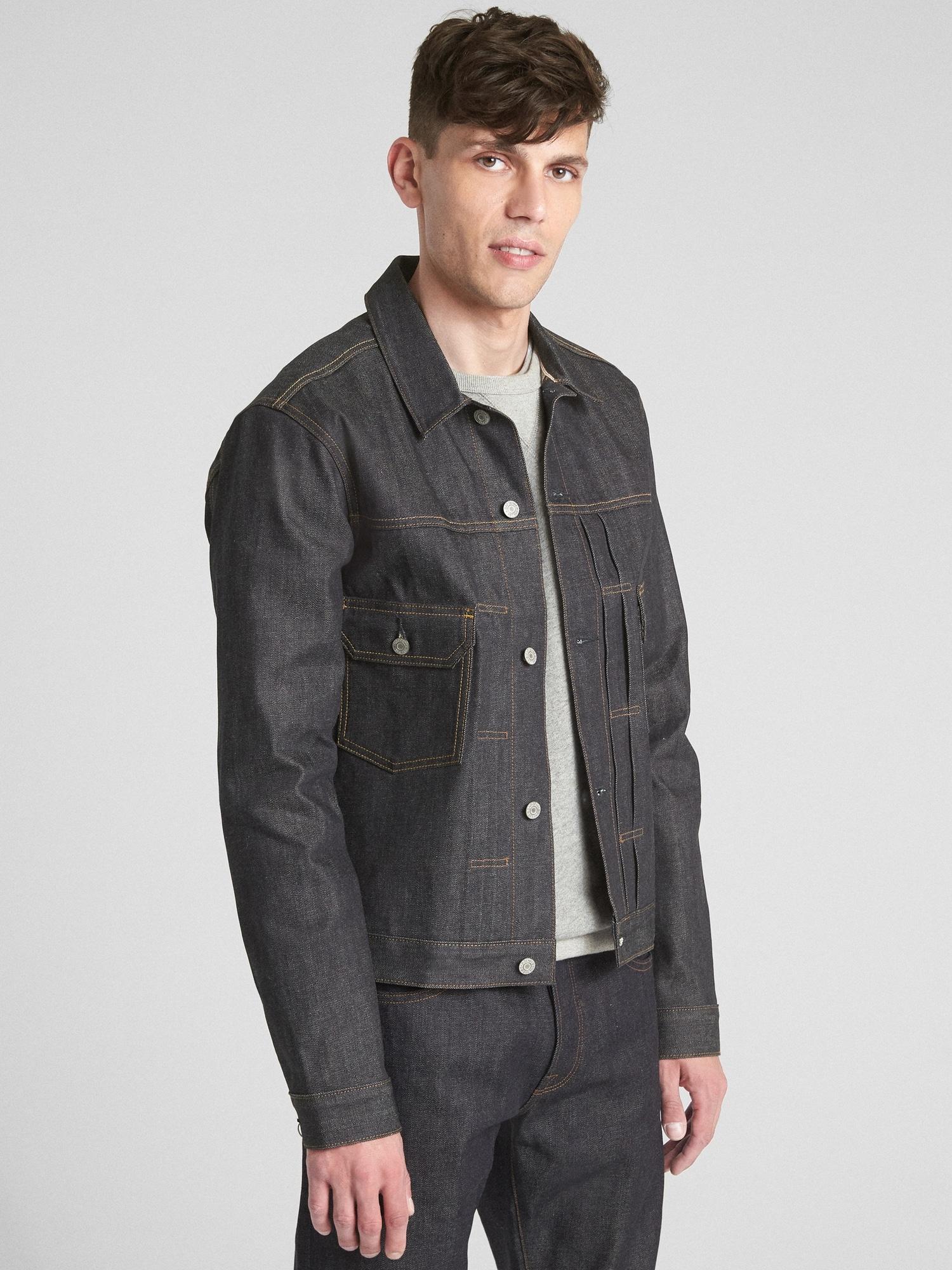 gap selvedge jacket