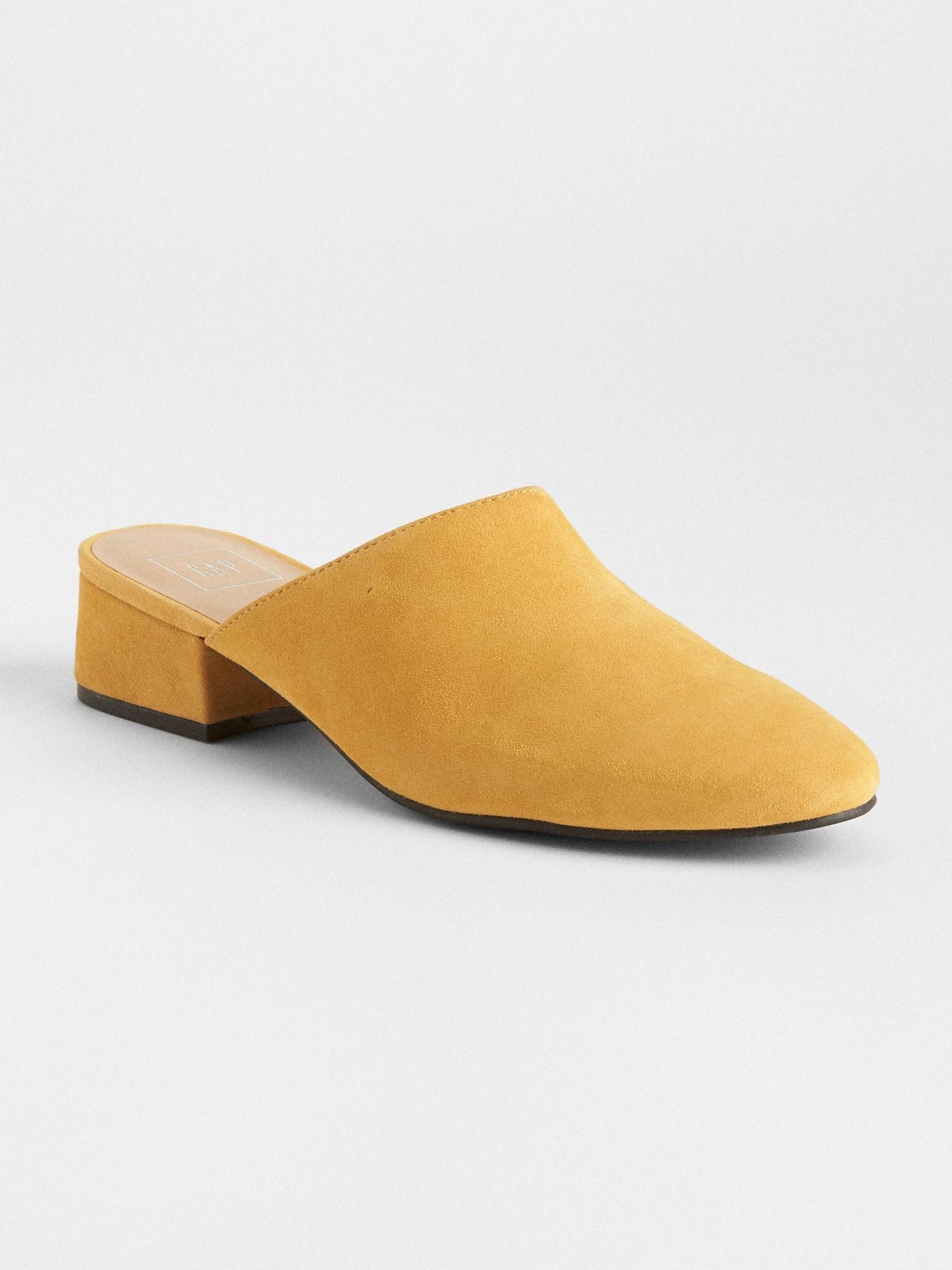 low block heel mules