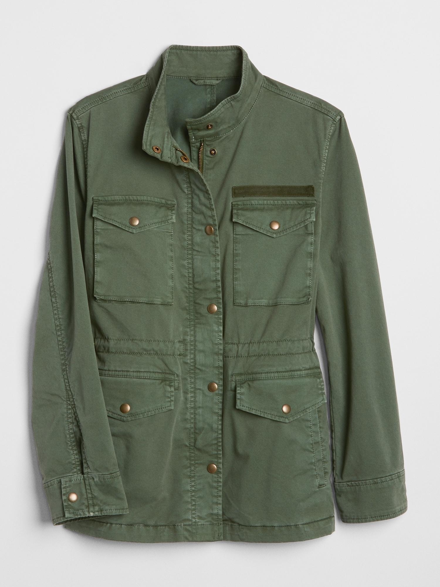 gap military shirt jacket