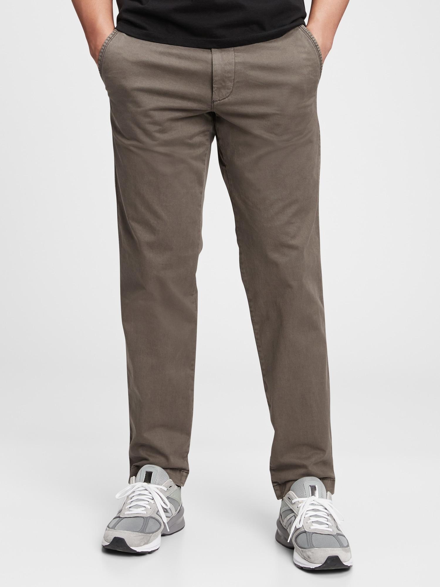 vintage khakis in straight fit with gapflex
