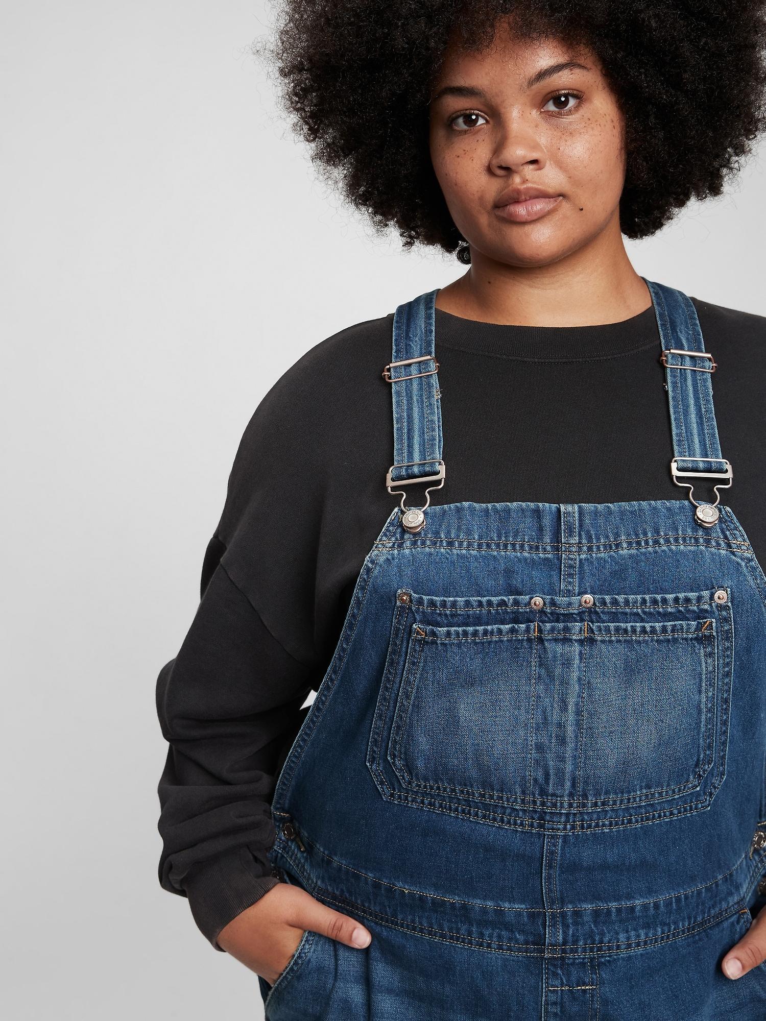 Gap Denim Slouchy Overalls With 