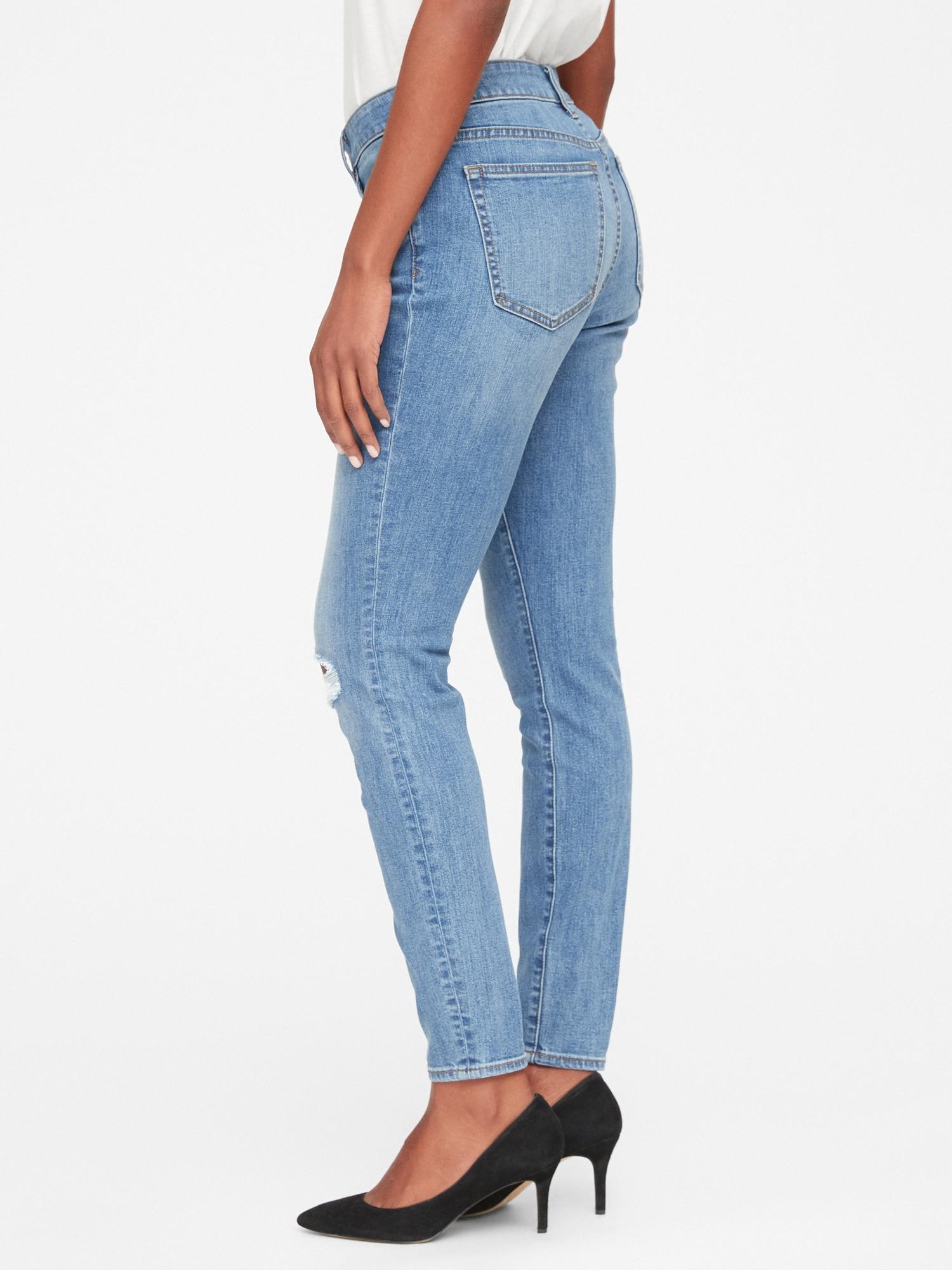 gap mid rise curvy true skinny jeans