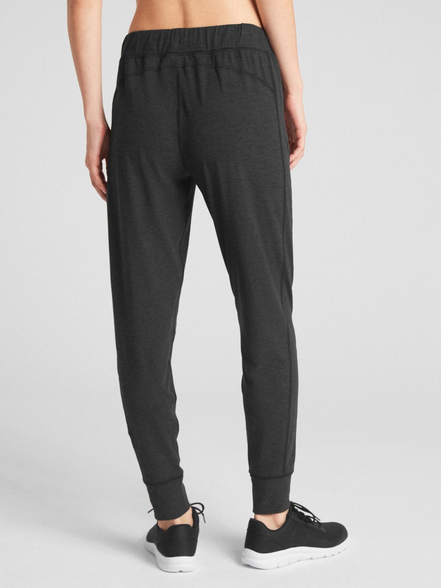 gapfit brushed tech jersey joggers