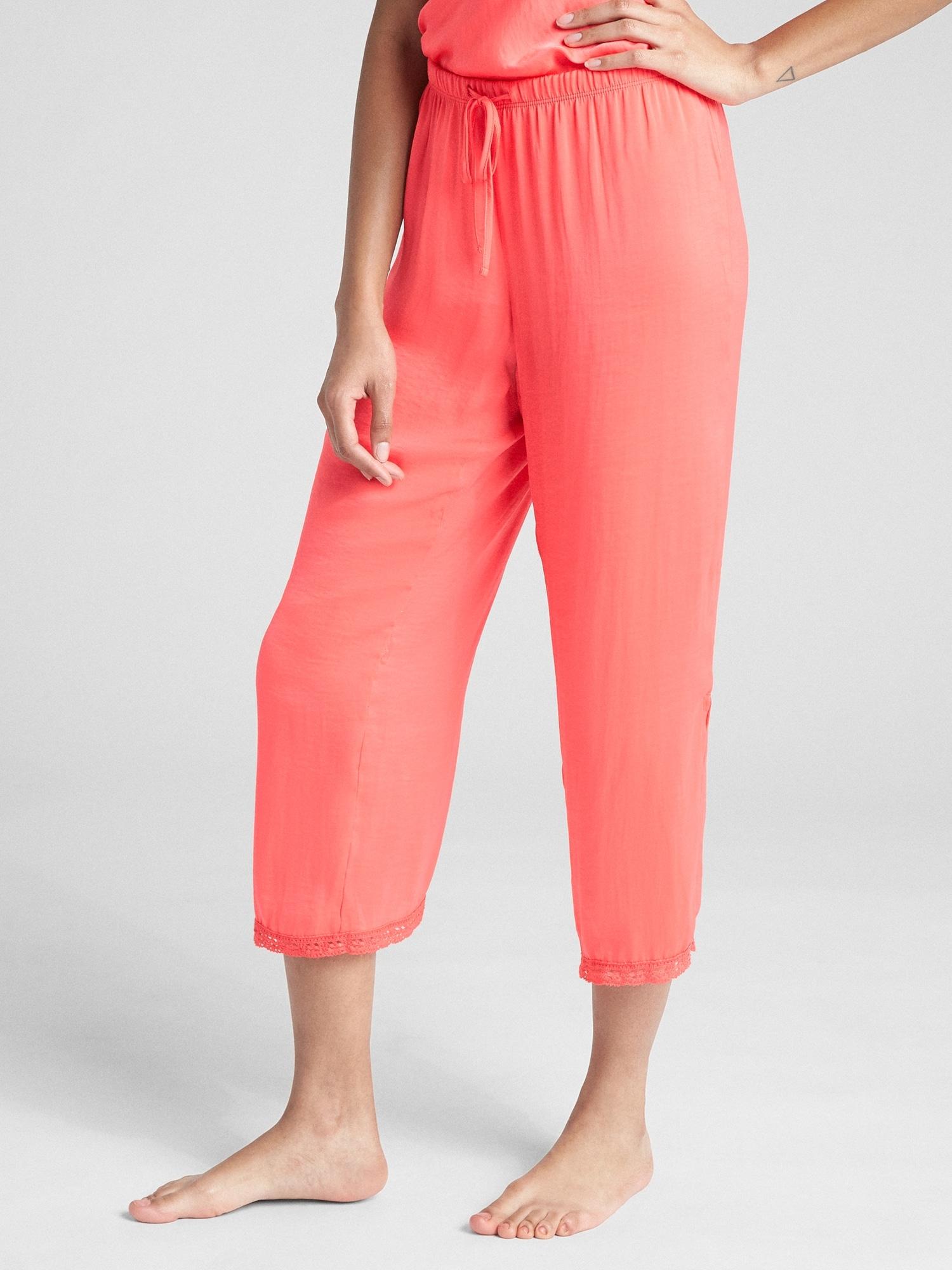 gap satin pants