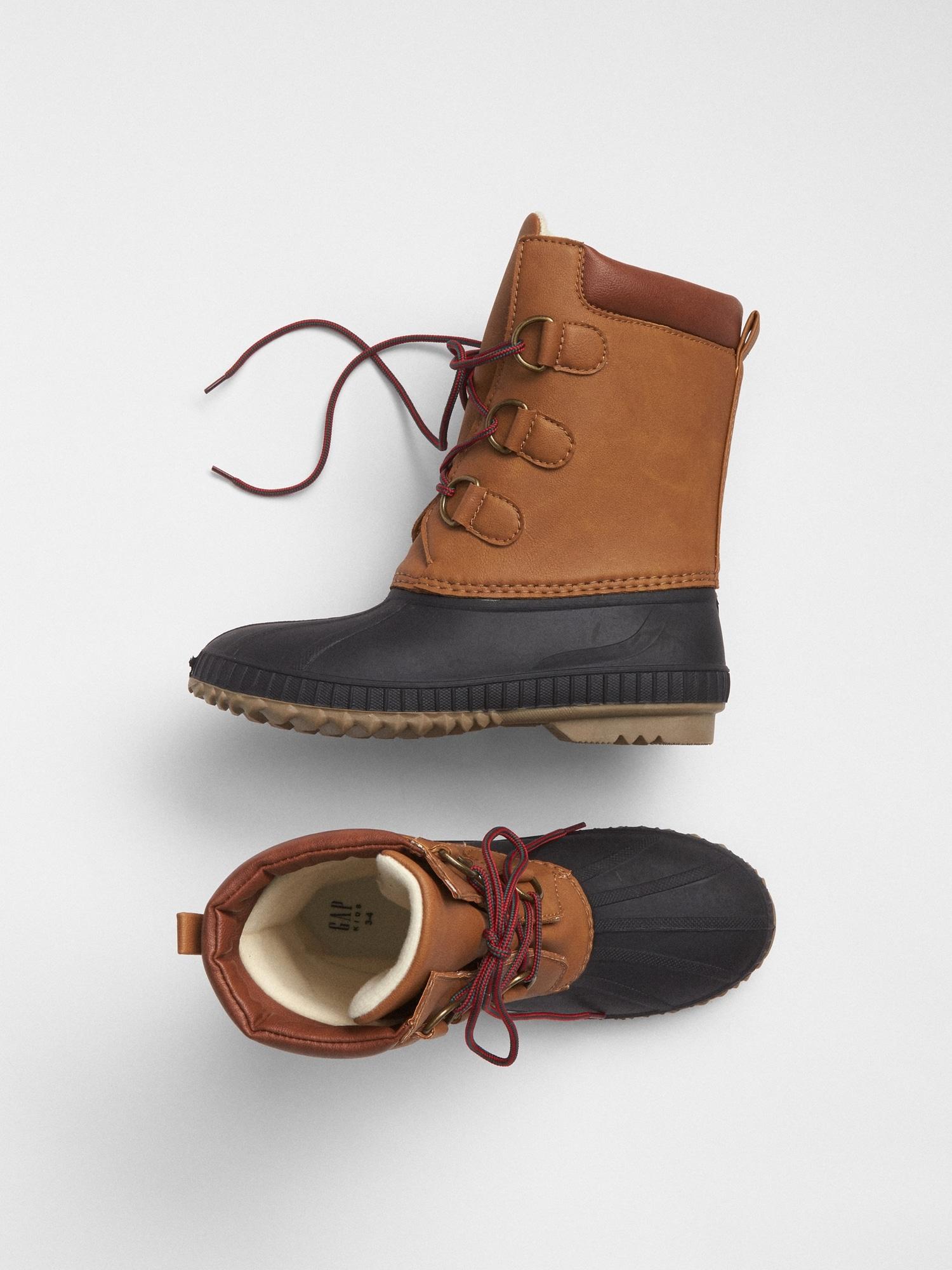 gap lace up boots