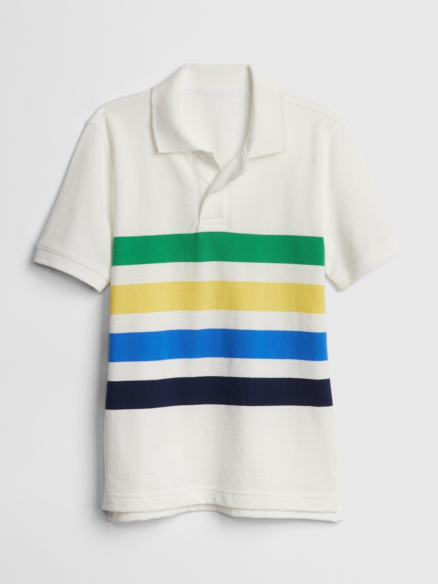 gap white polo shirt