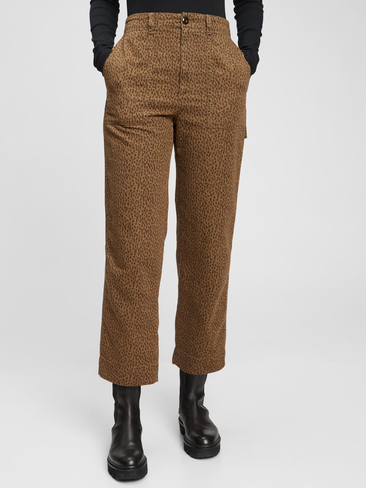 High Rise Carpenter Straight Leg Pants 