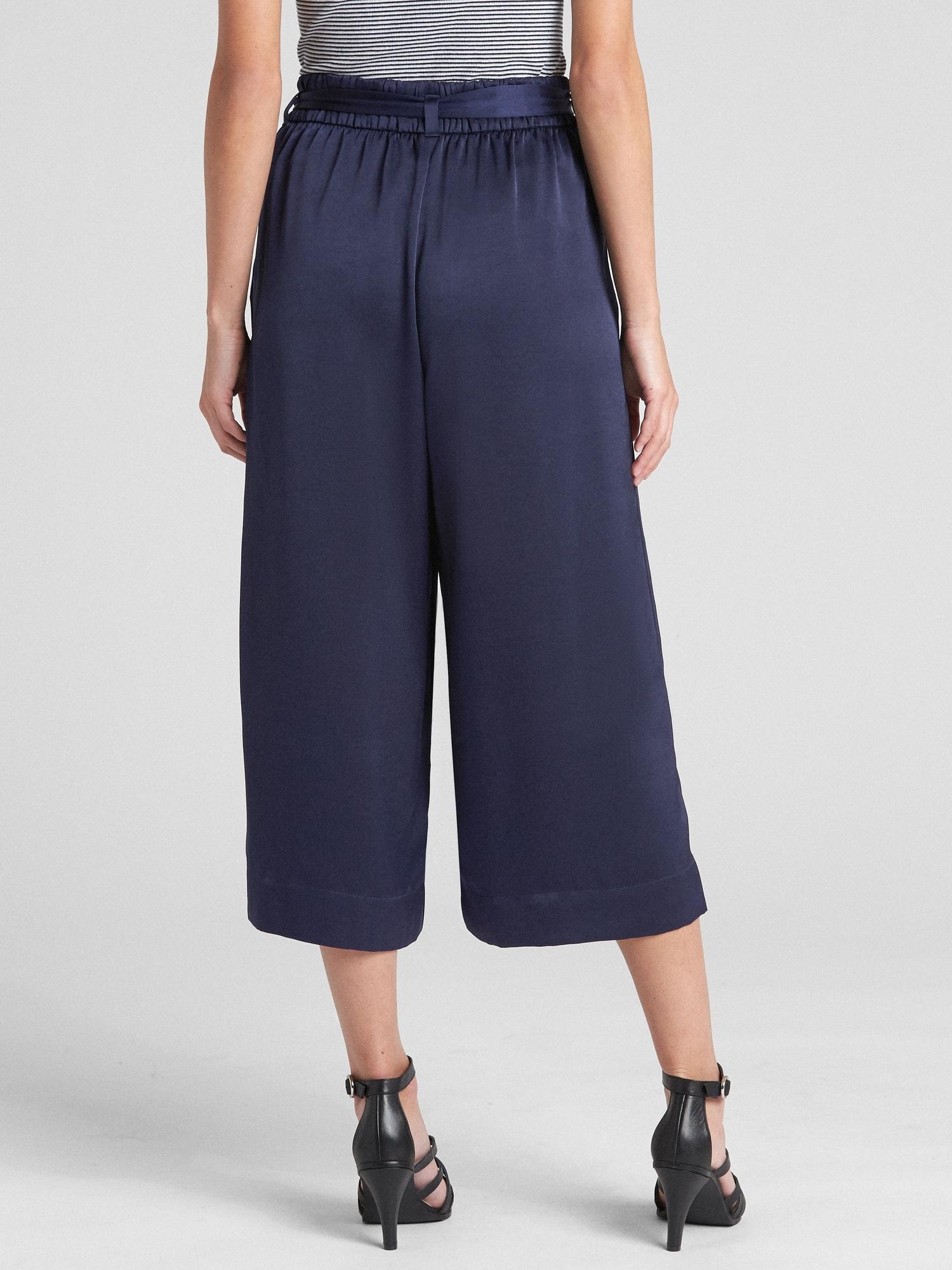 gap satin pants