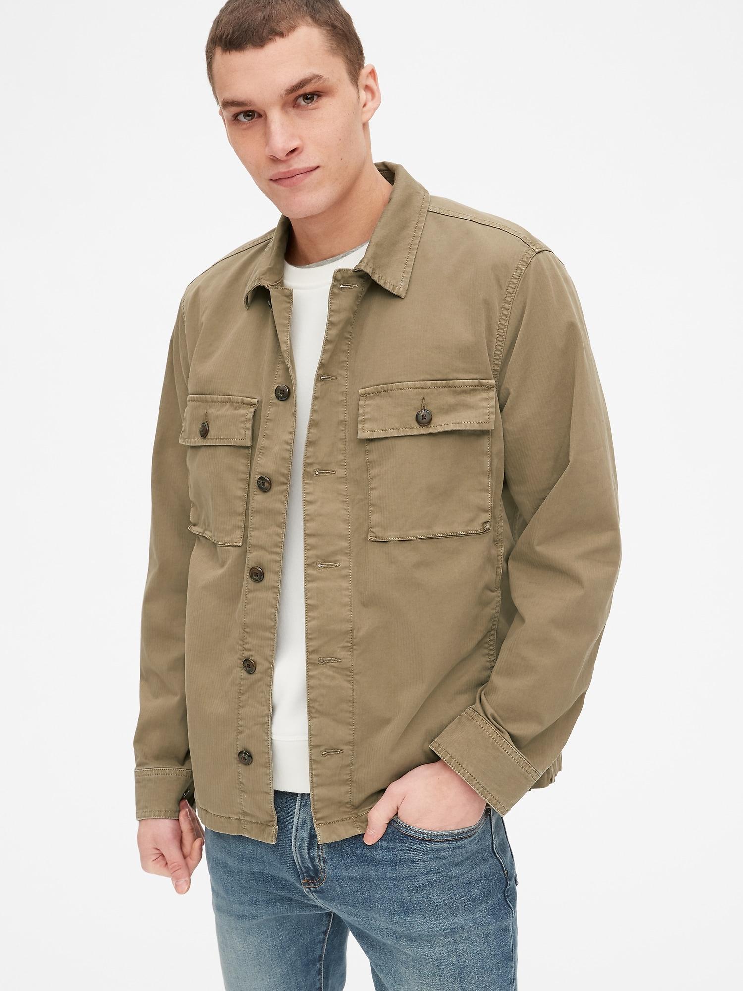 gap utility shirt jacket