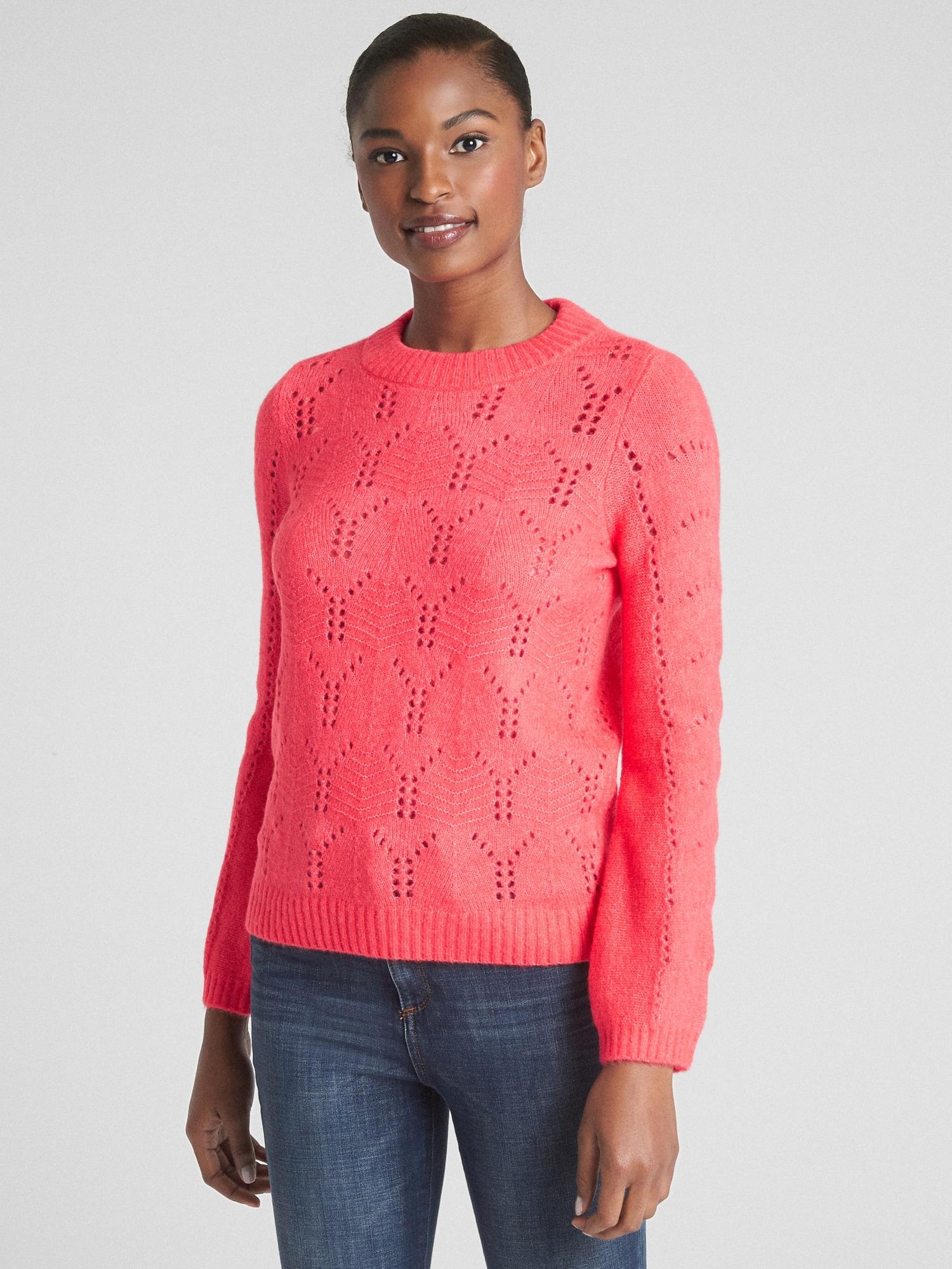 gap pointelle sweater