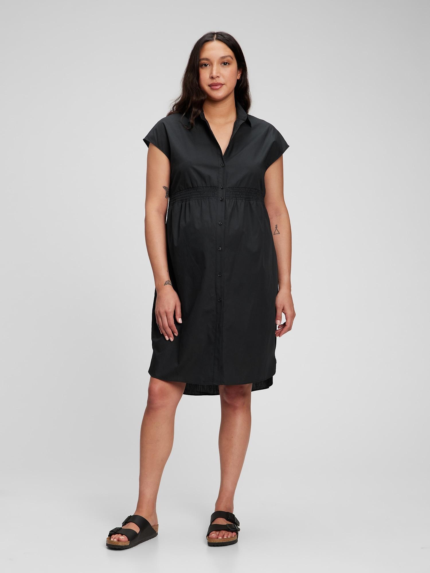 gap maternity shirt dress