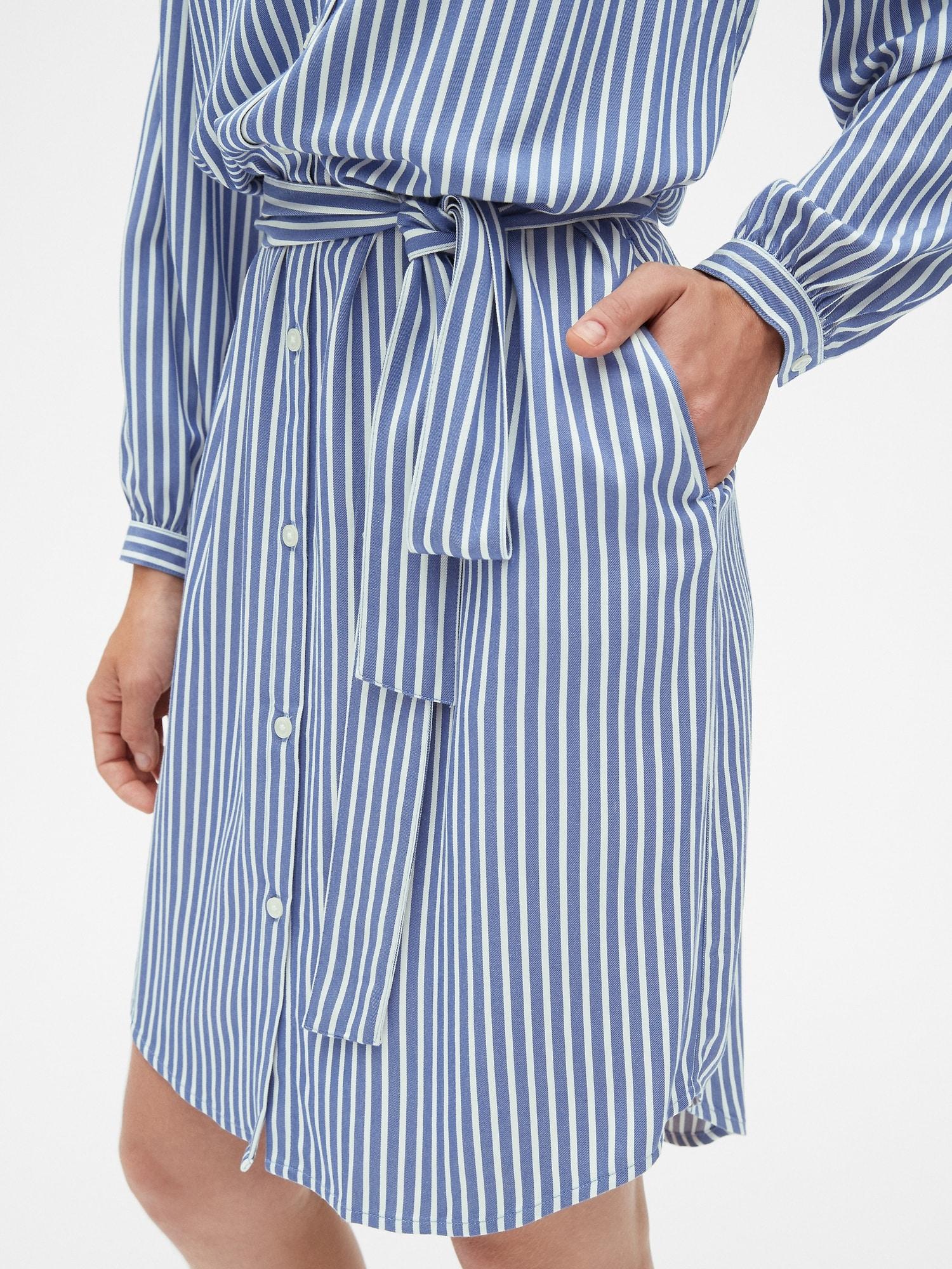 midi shirt dress gap