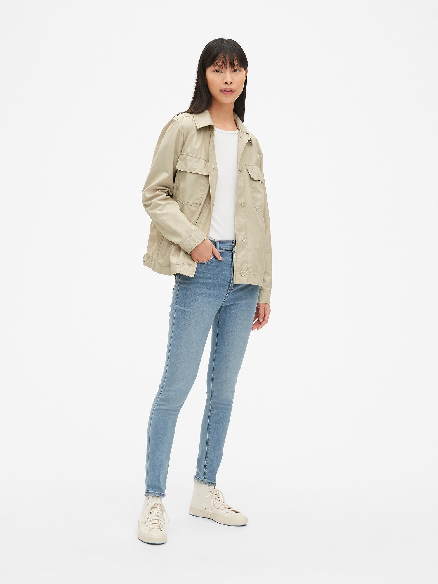 gap utility shirt jacket