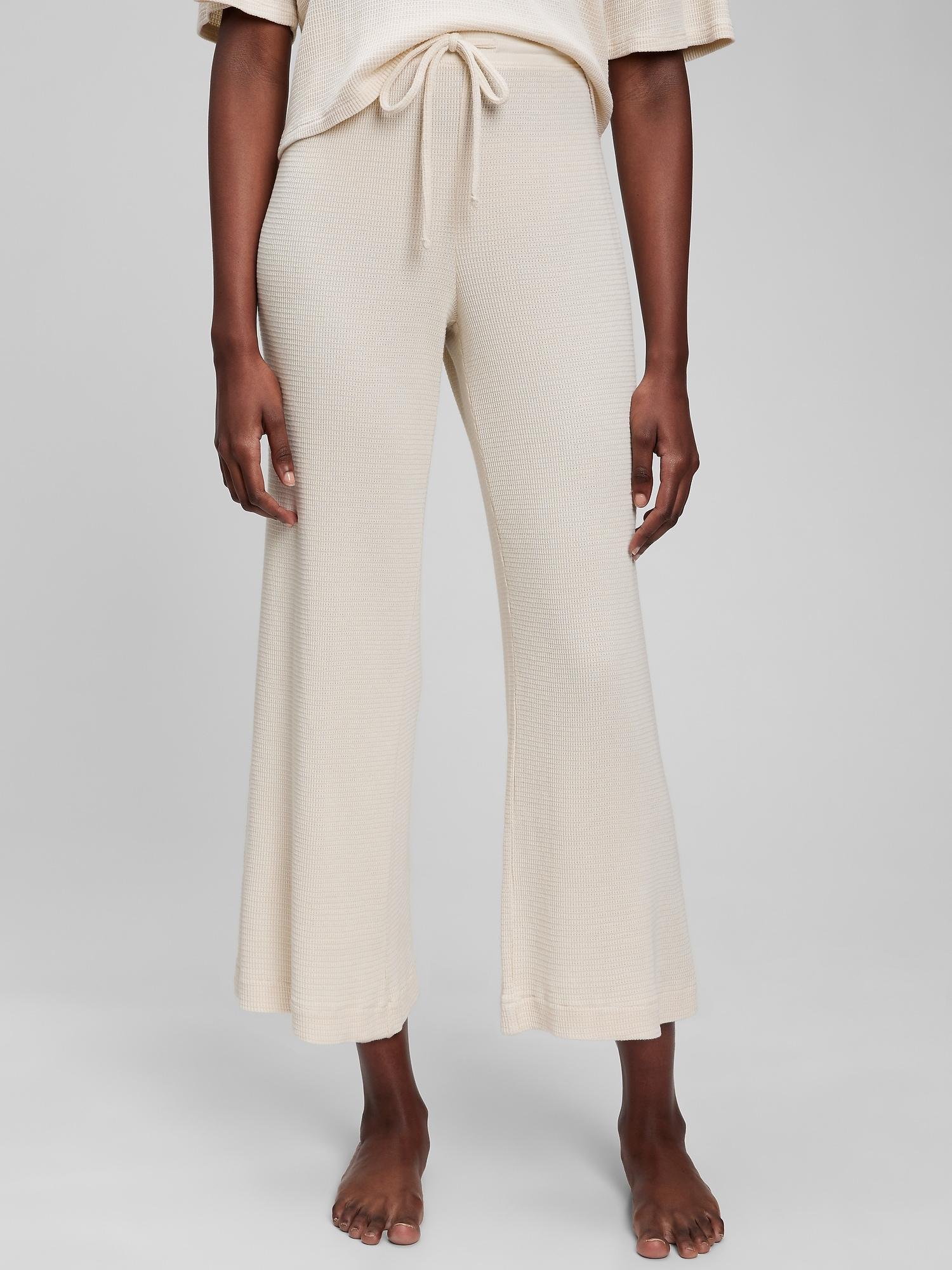 bdg waffle knit flare pant