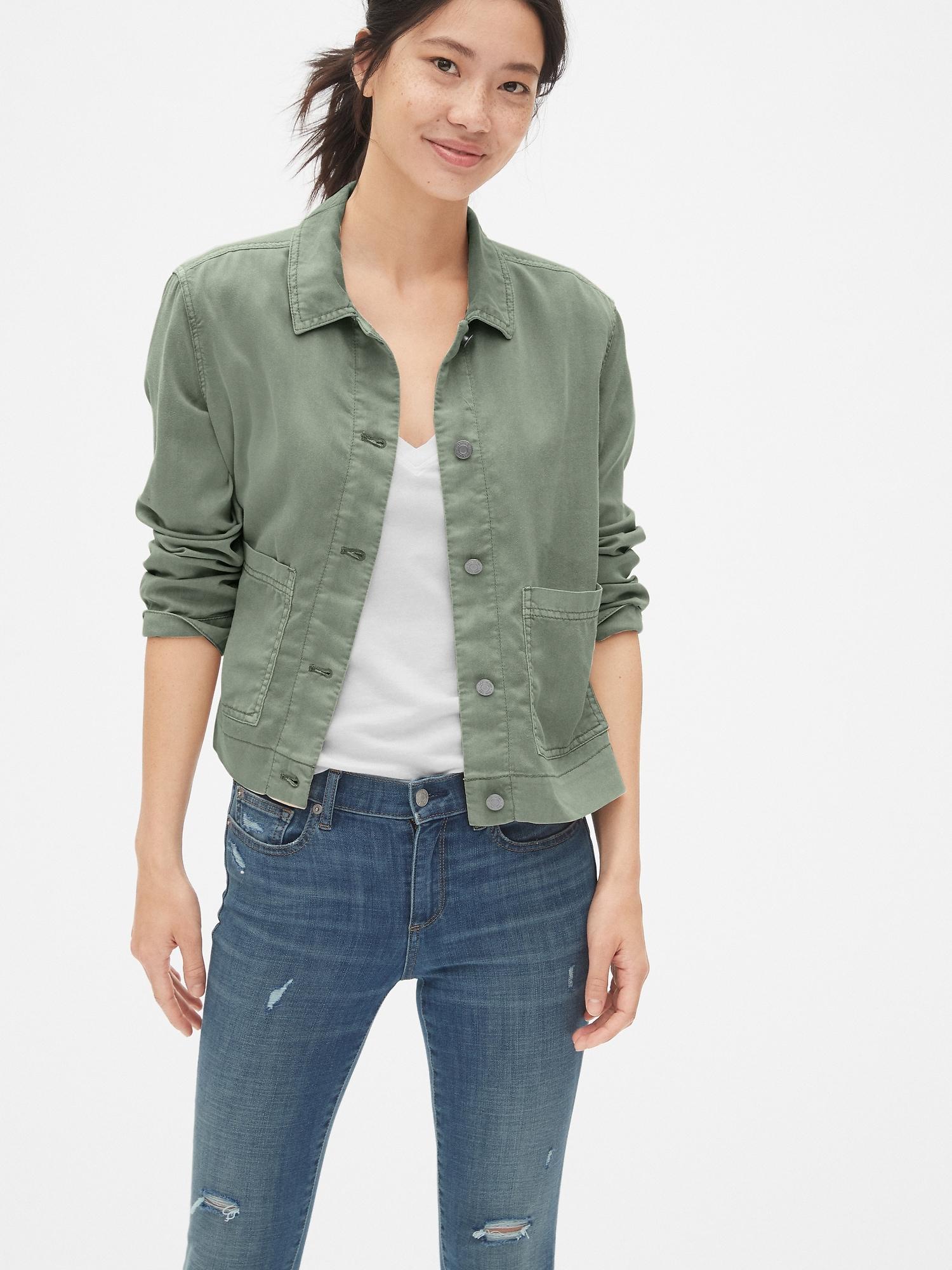 gap women's utility jacket