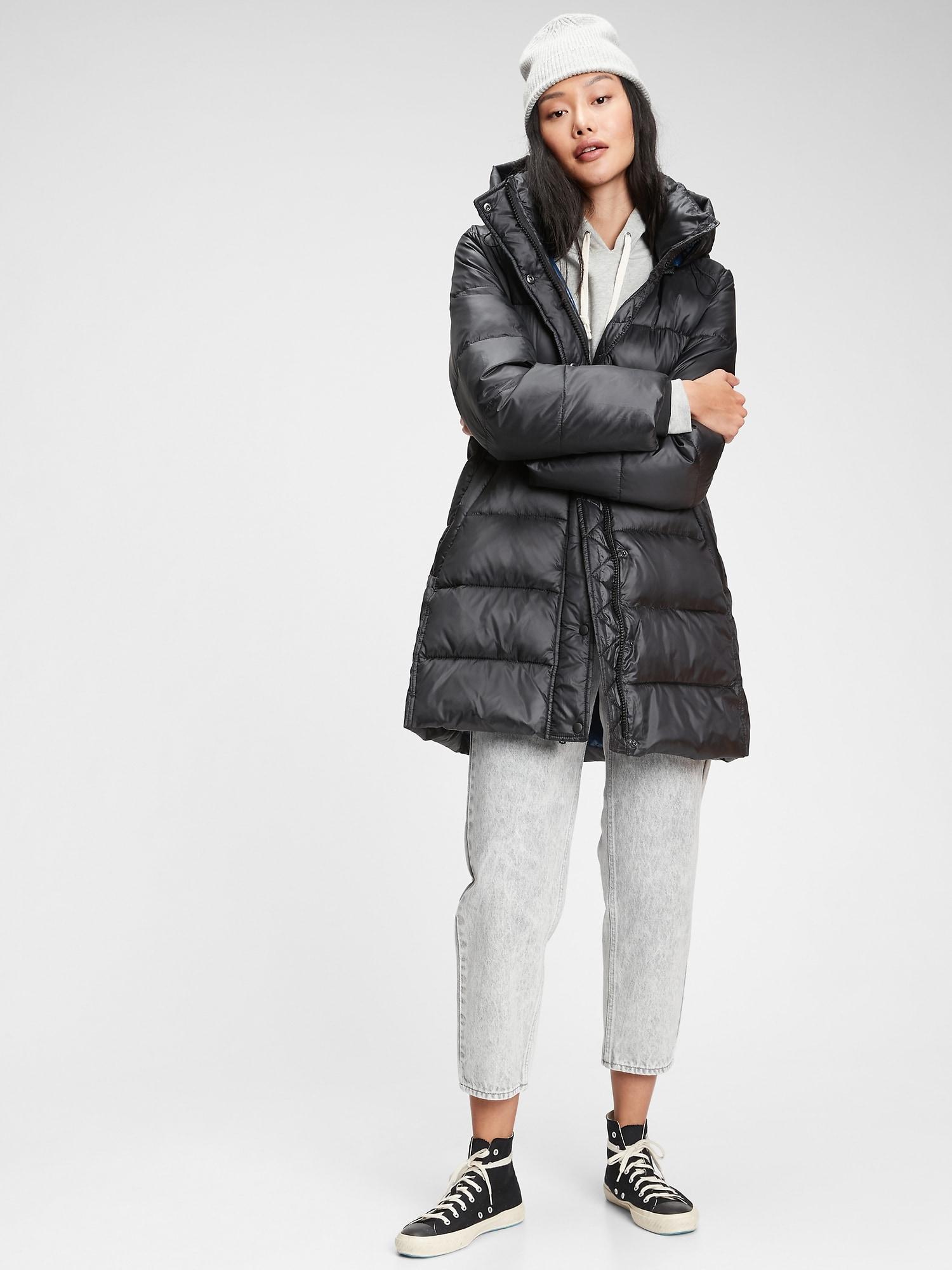 gap womens puffer coat