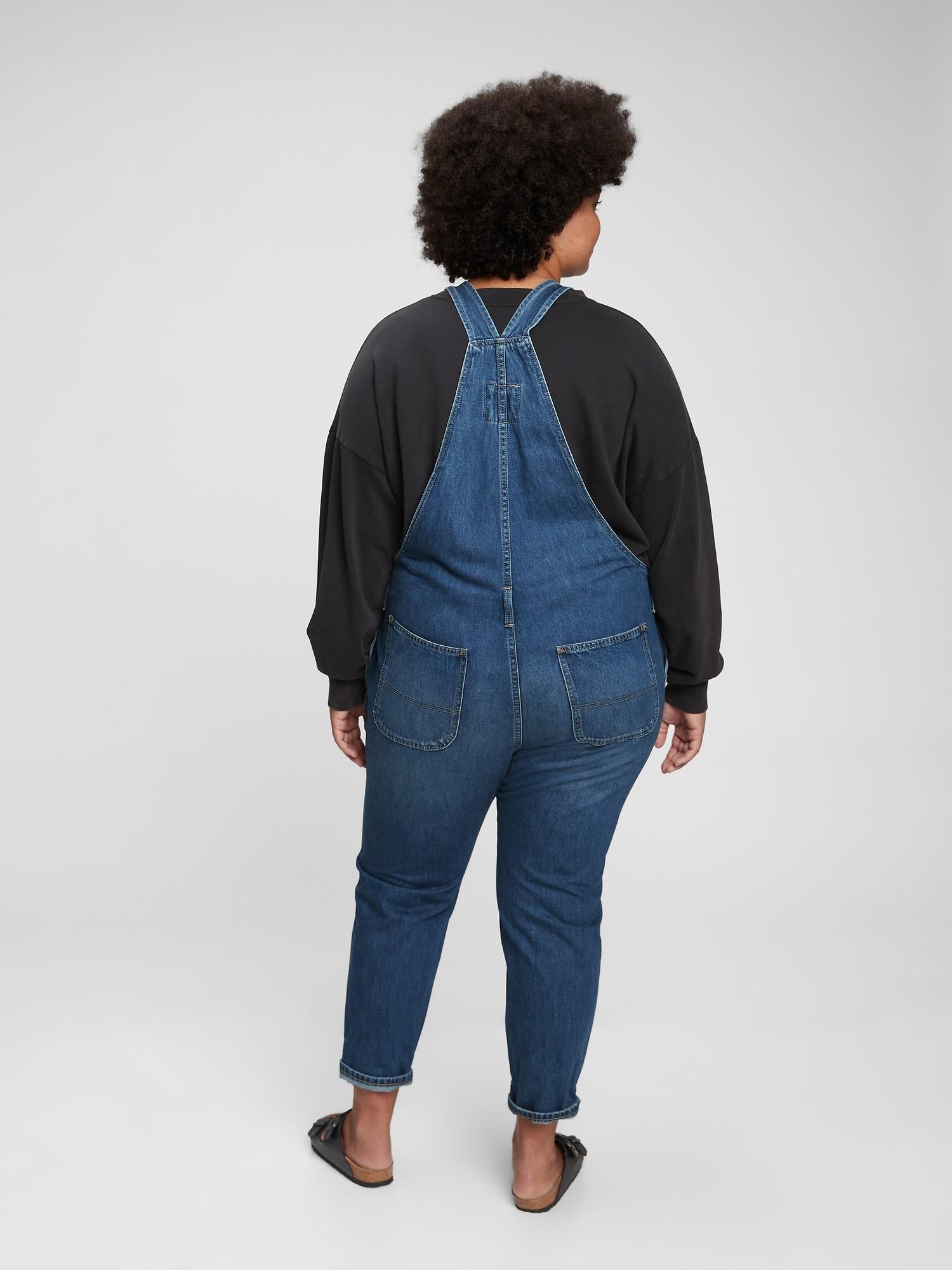 Gap Denim Slouchy Overalls With 