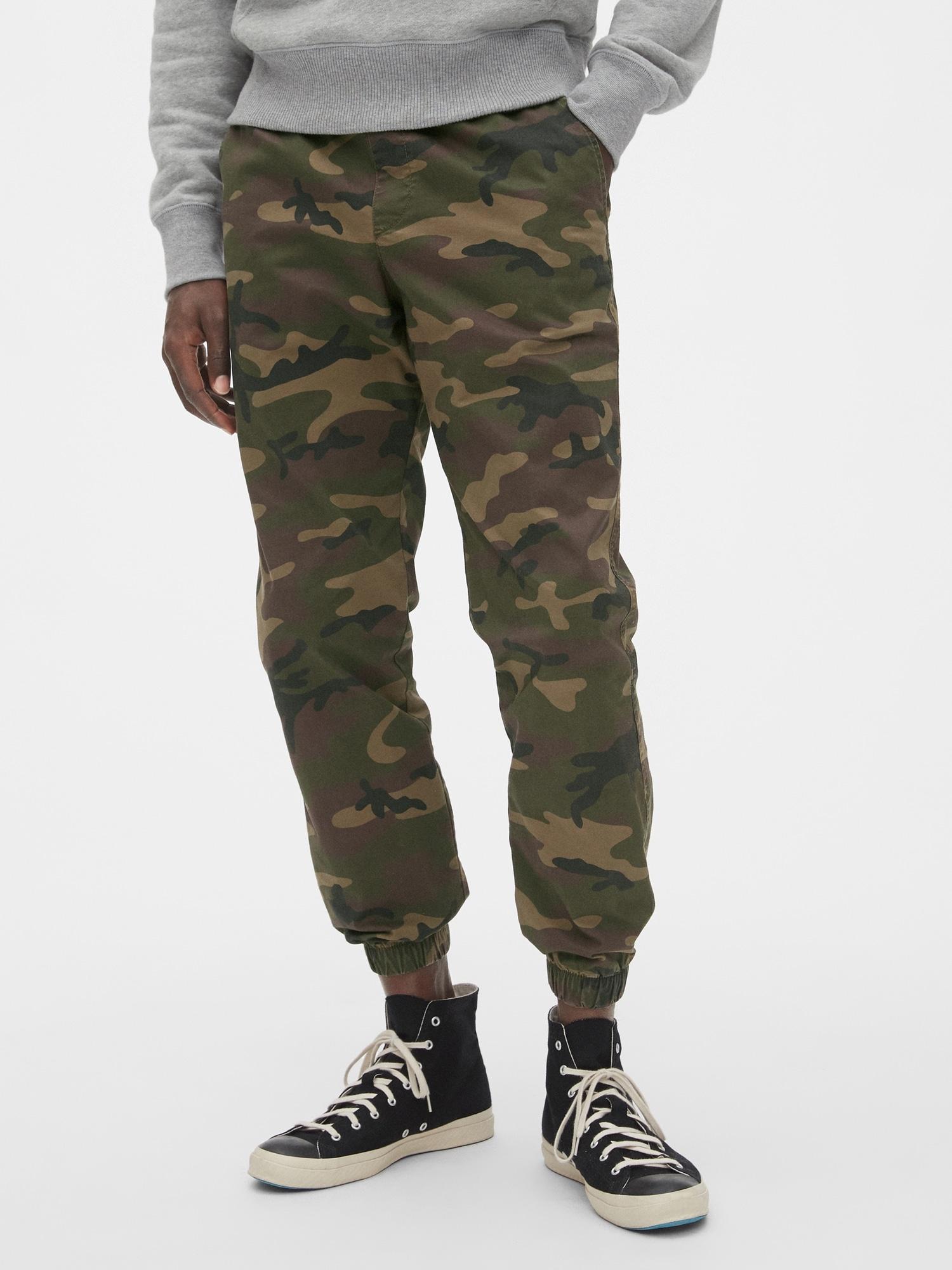 Gap Slim Canvas Joggers With Flex in 