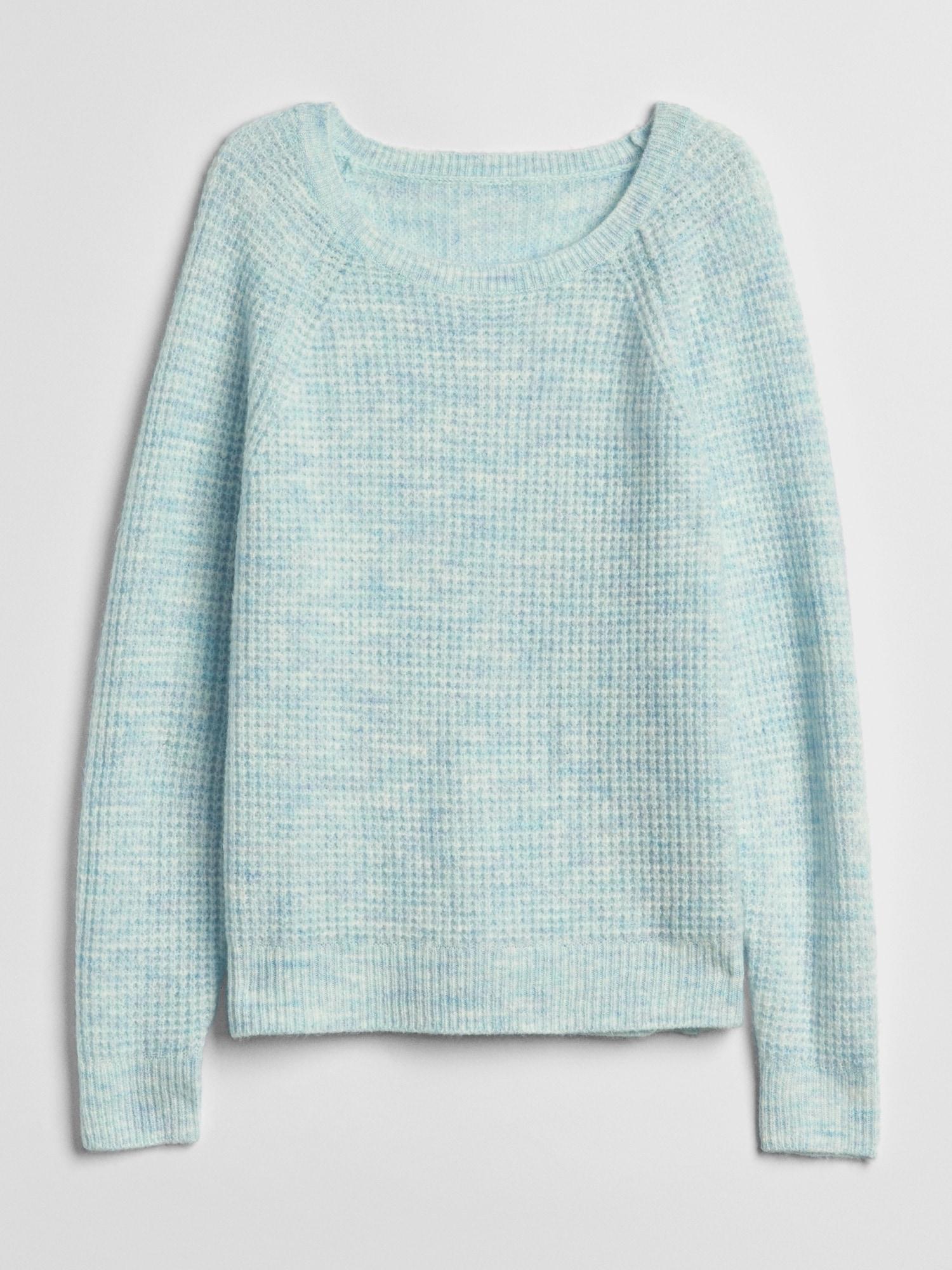 gap waffle knit sweater
