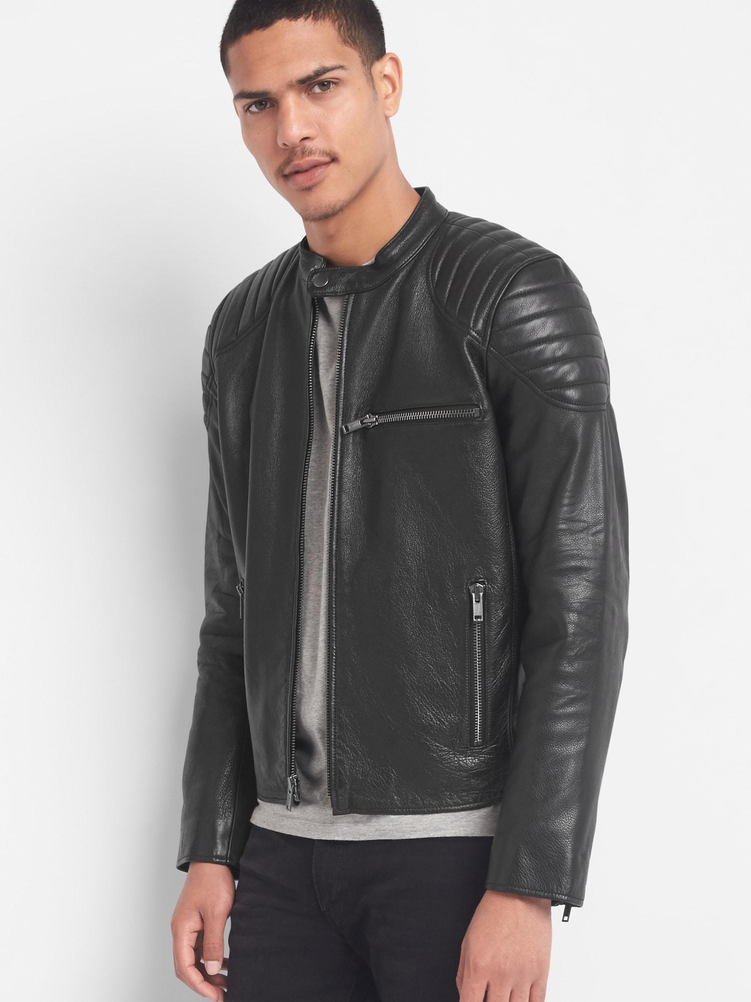 gap biker jacket