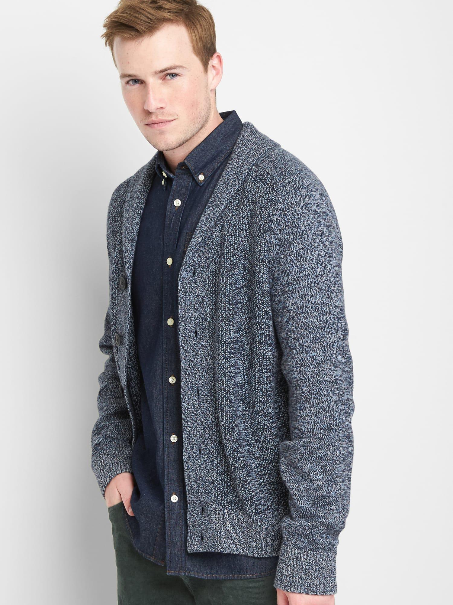 gap shaker stitch cardigan