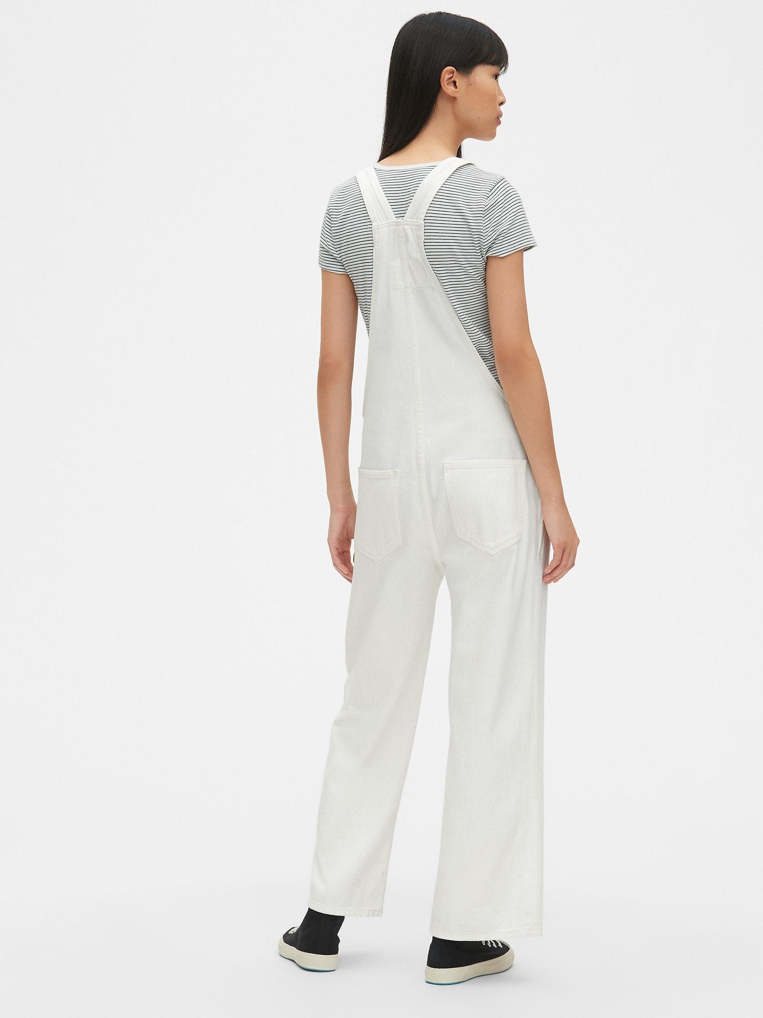 gap wide leg overalls