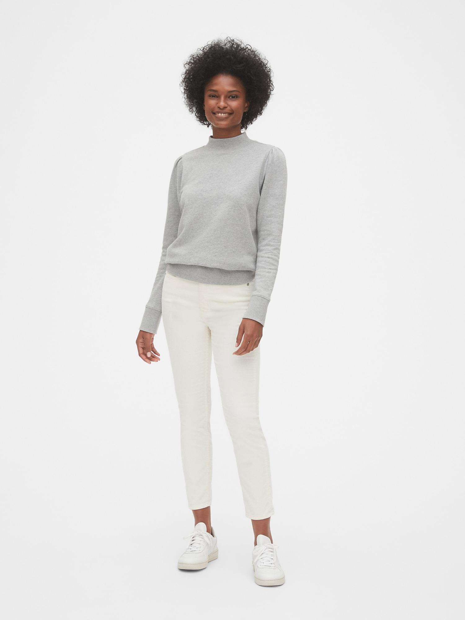 gap puff sleeve sweatshirt