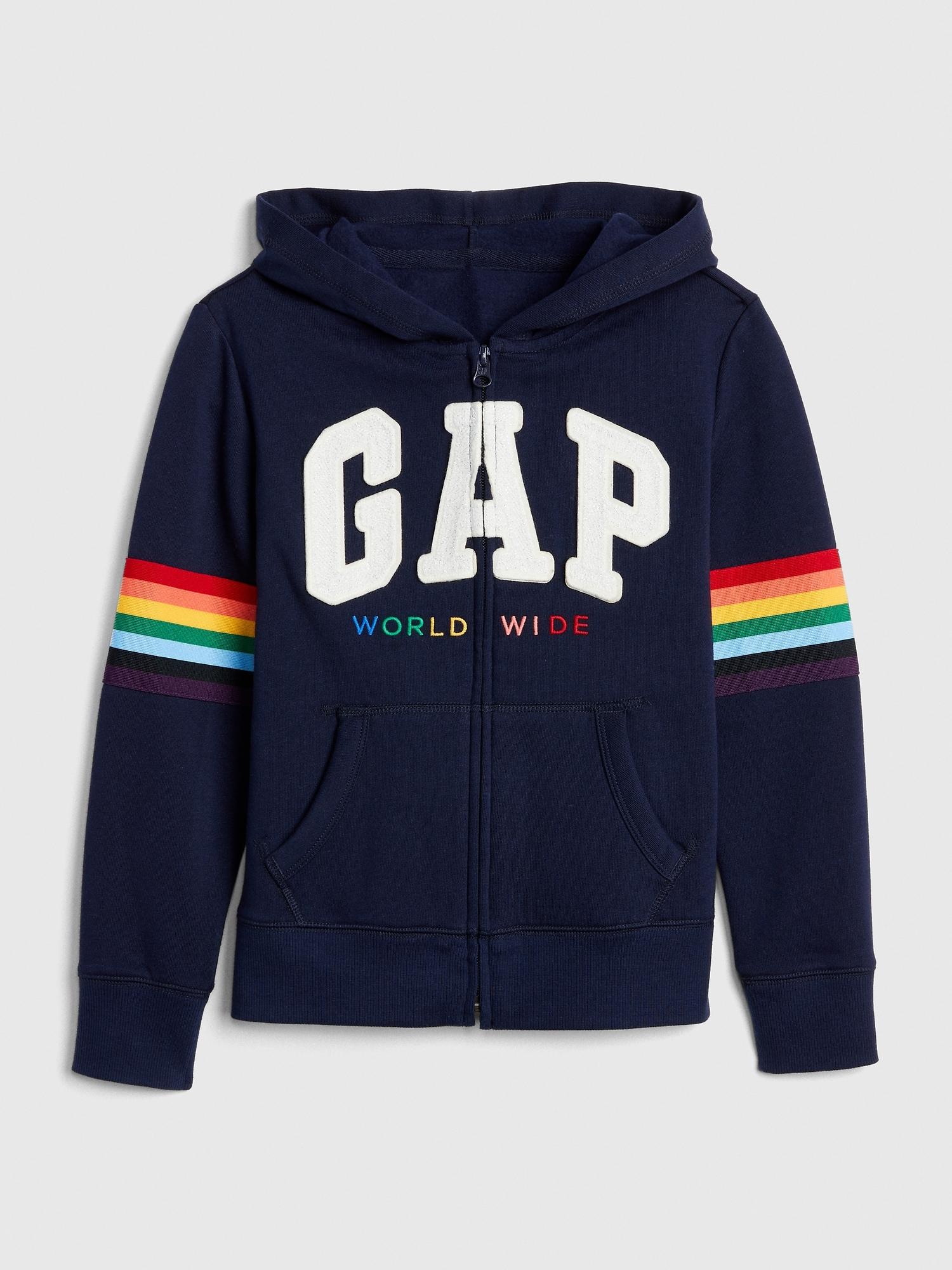 gap rainbow jacket