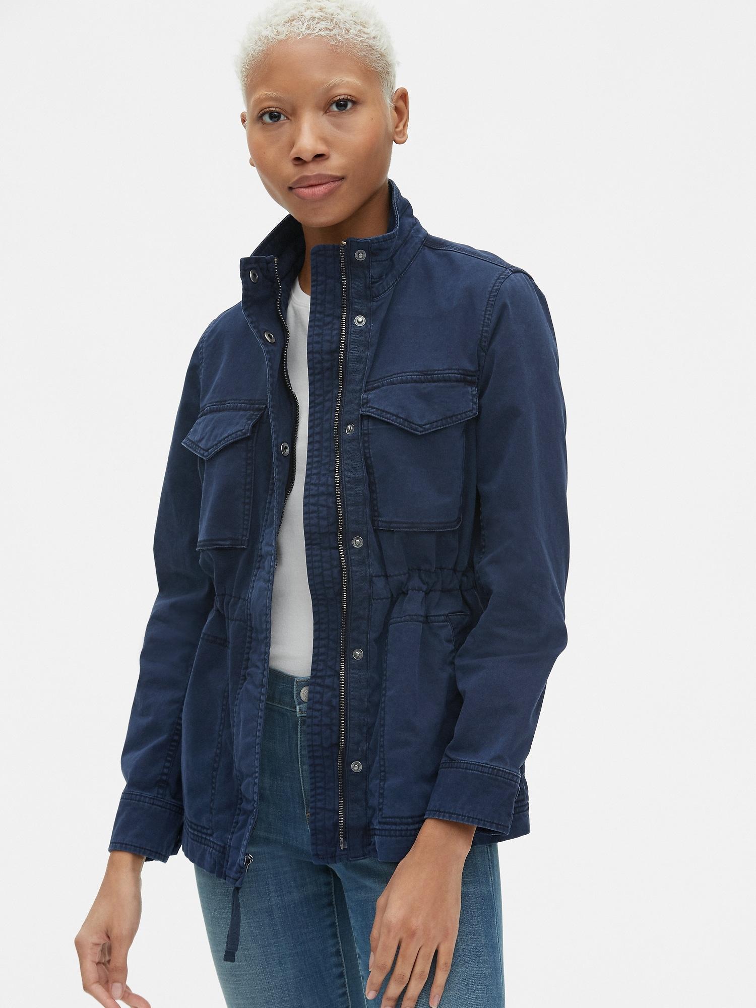 gap garment dyed utility jacket