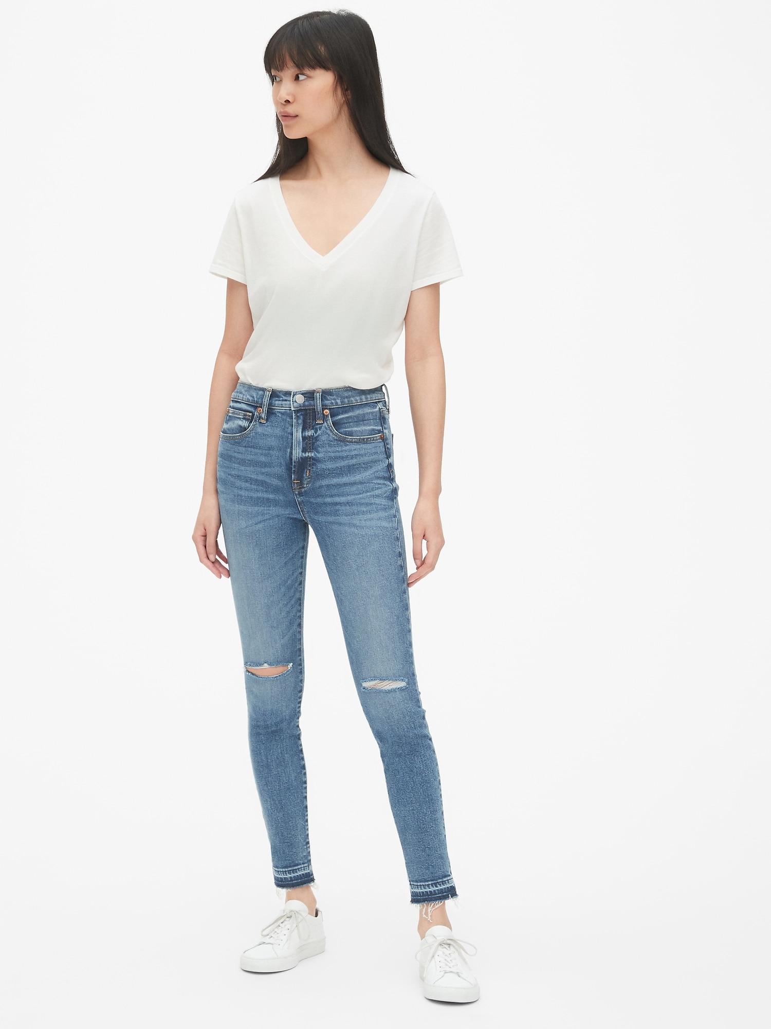 gap true skinny high rise