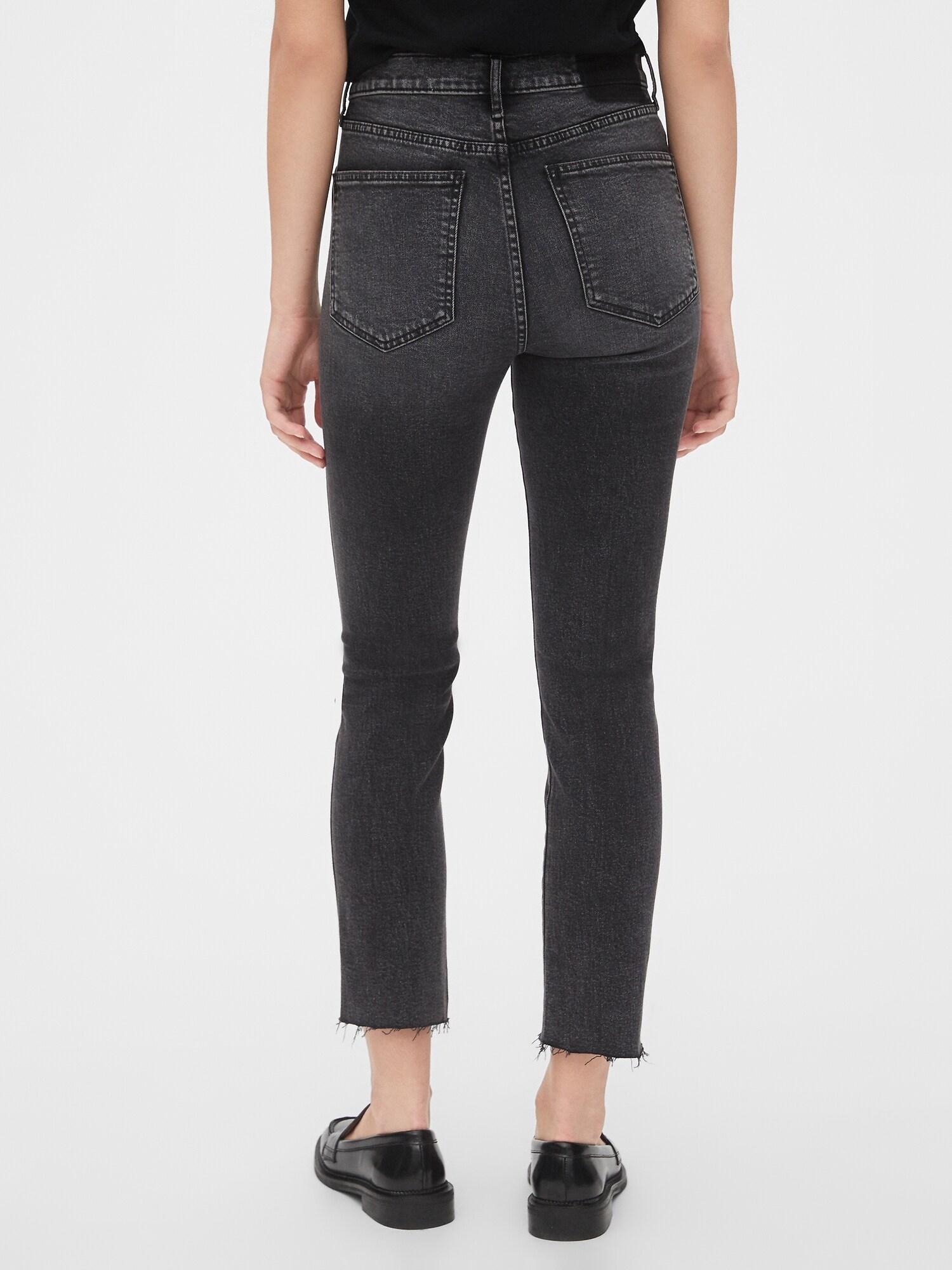 gap jeans black