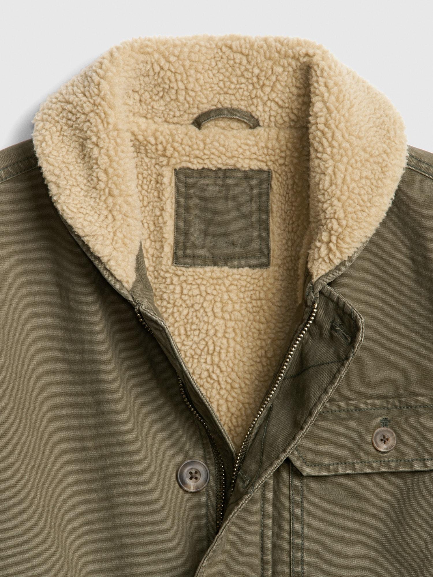 sherpa lined jacket gap