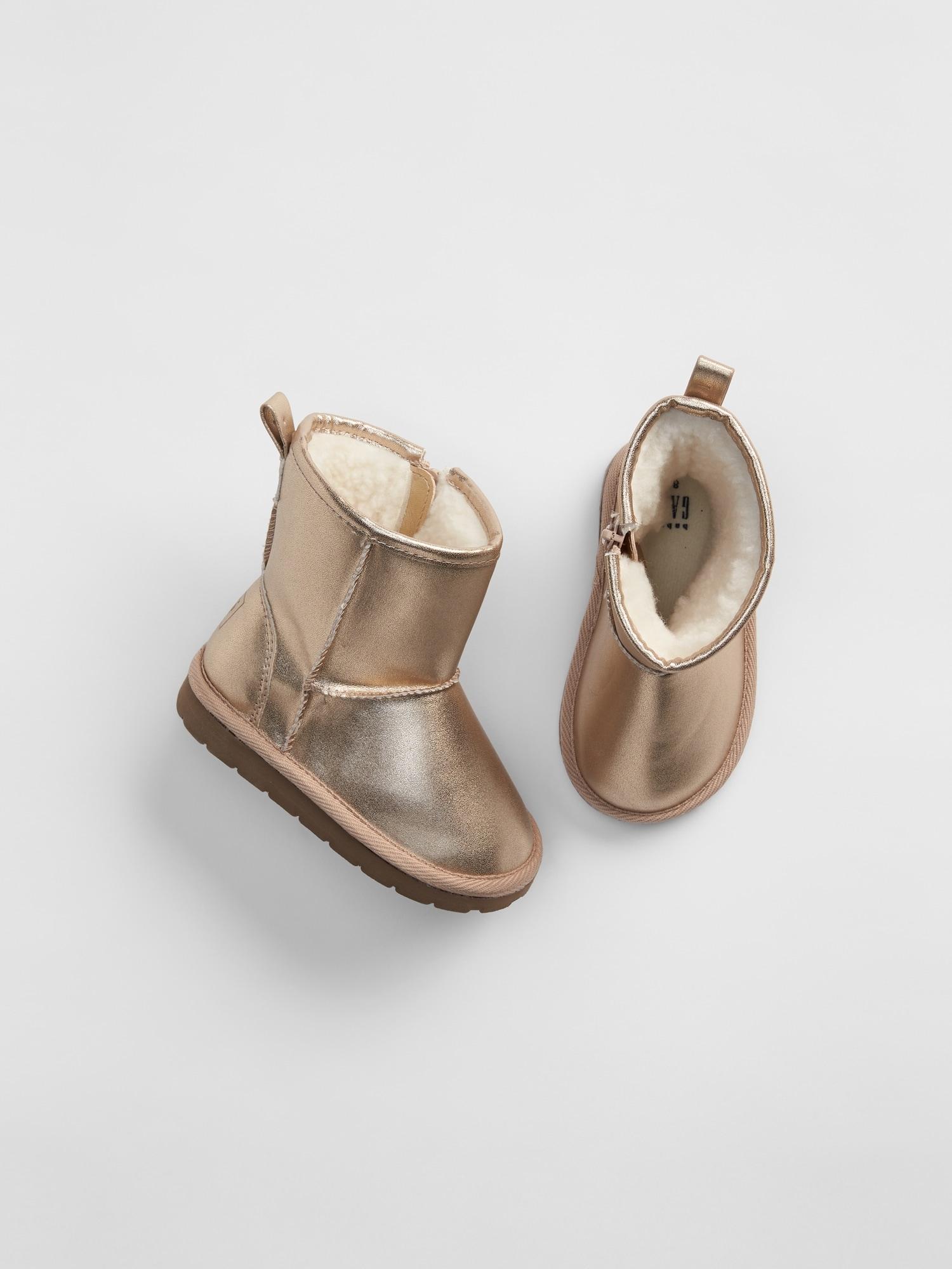 gap metallic boots