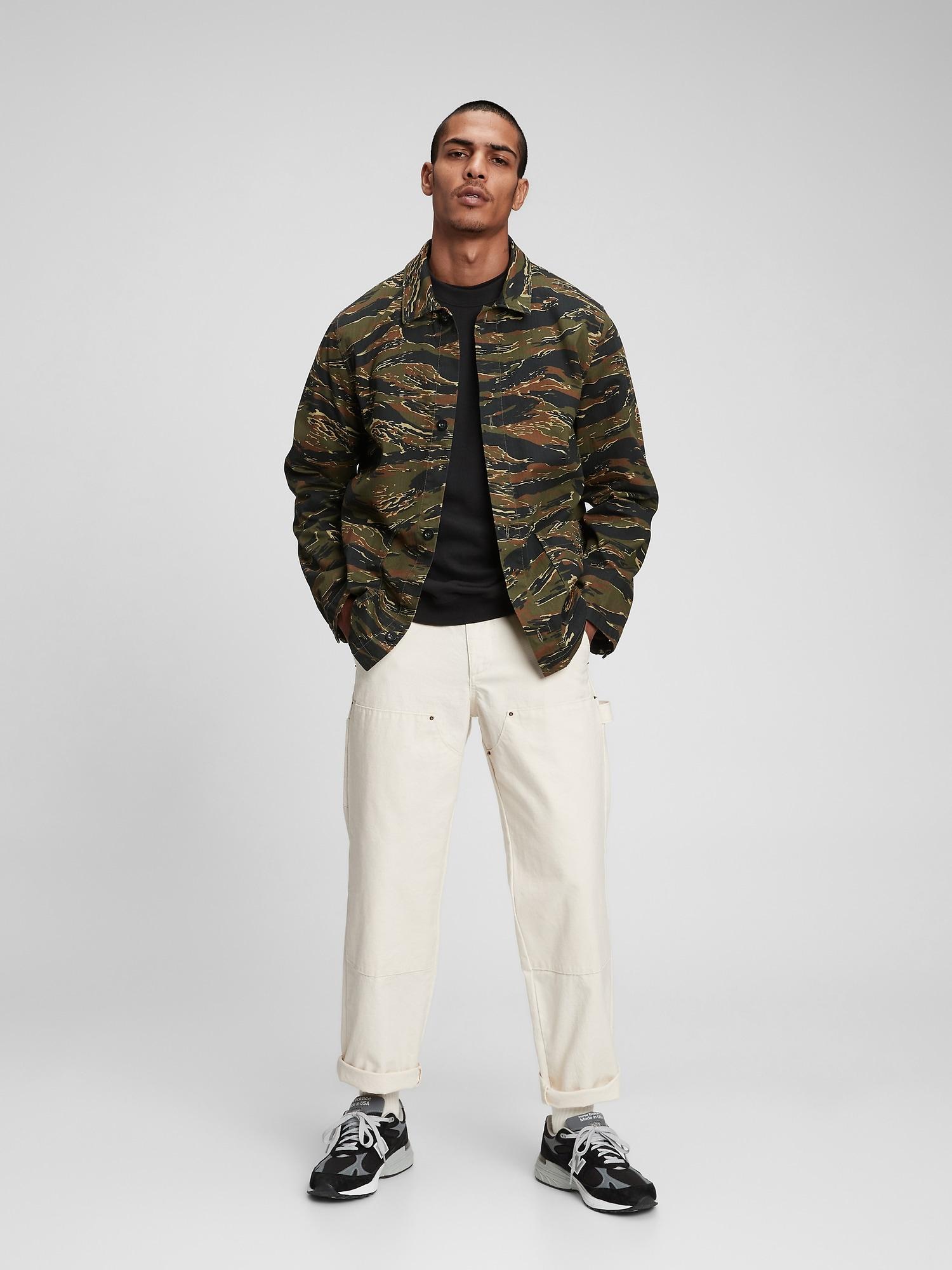 Gap Cotton Camo Chore Jacket in 