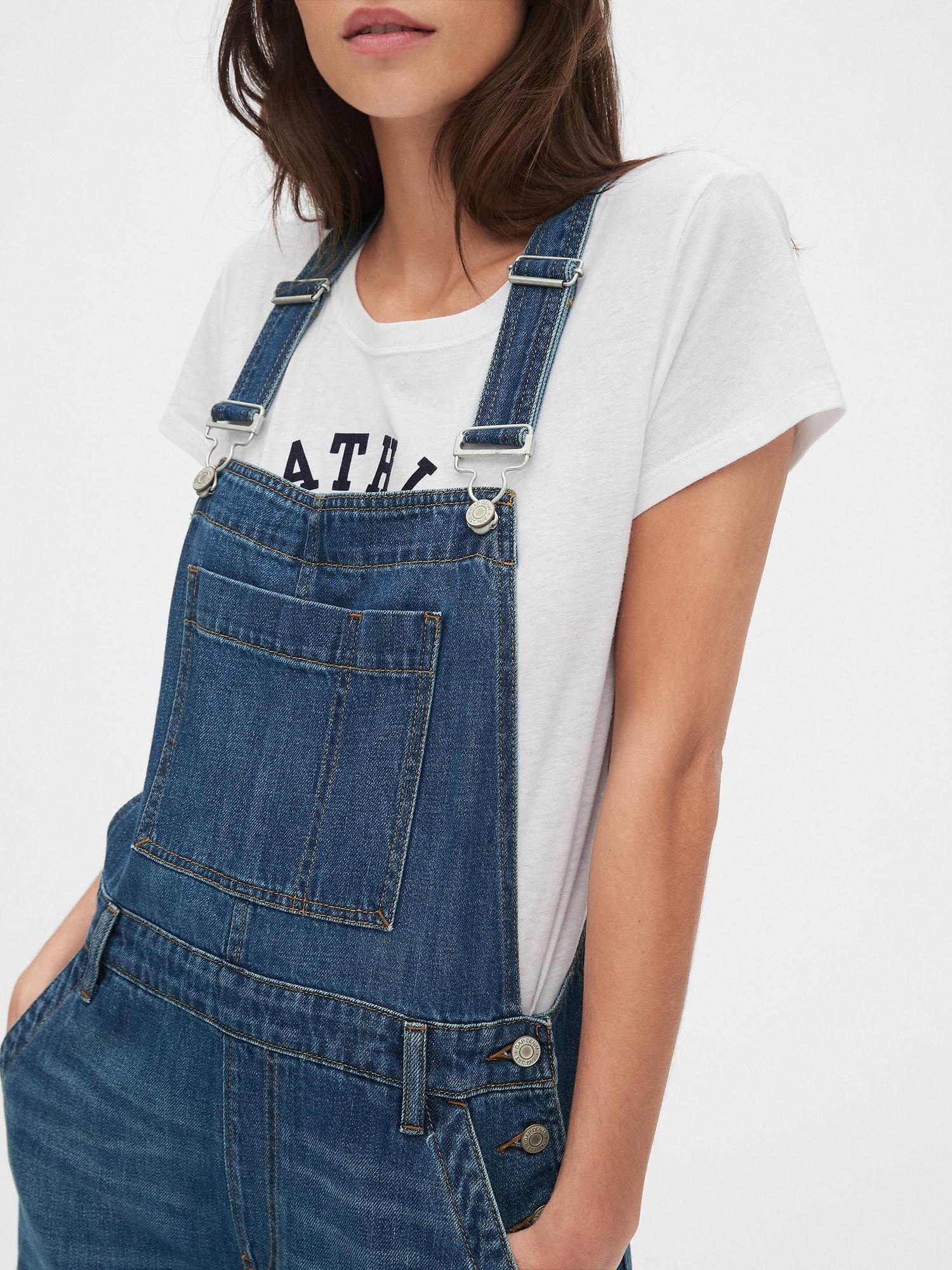 gap wide leg overalls