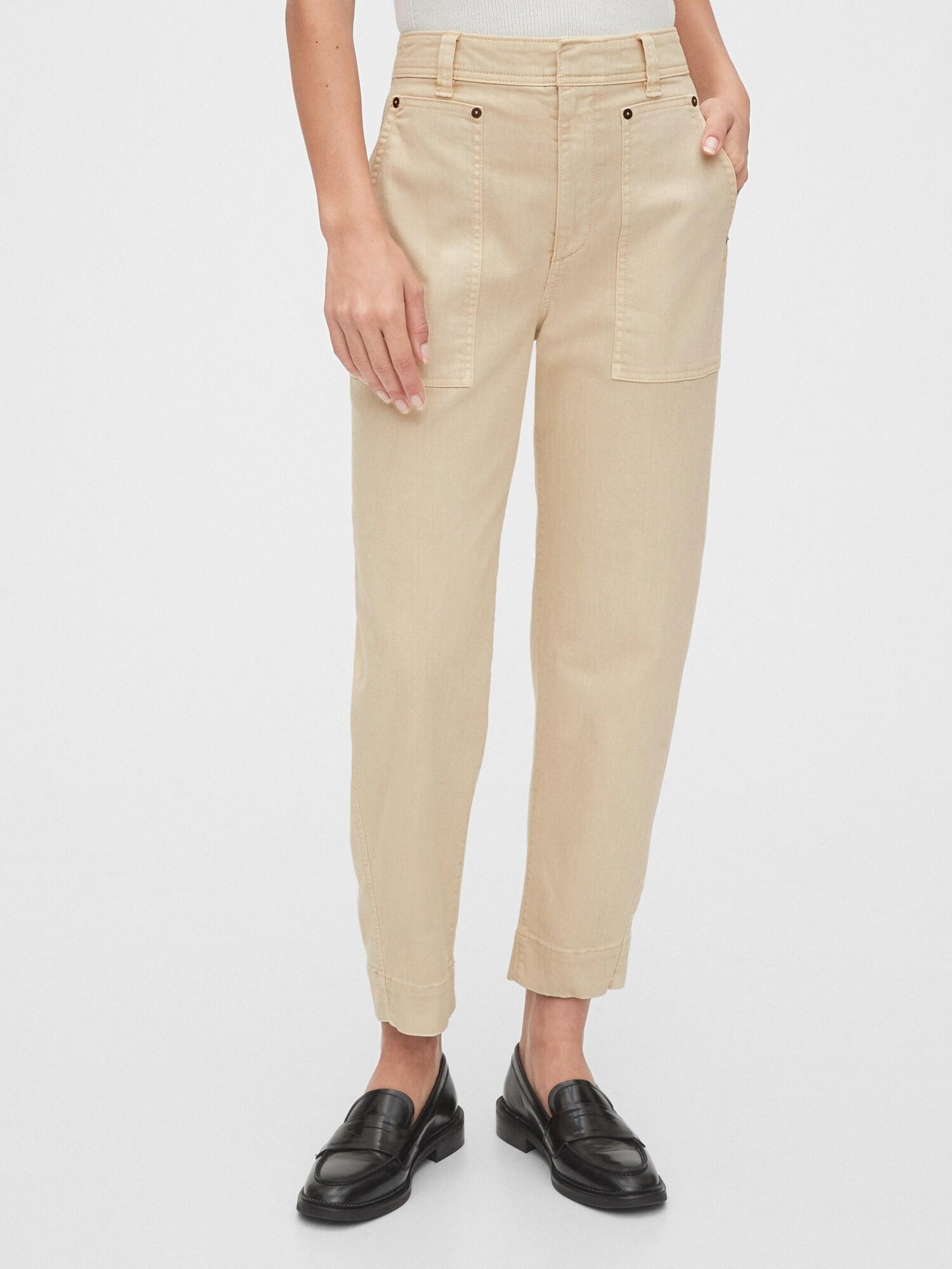 Gap Synthetic Barrel Khaki Pants in 