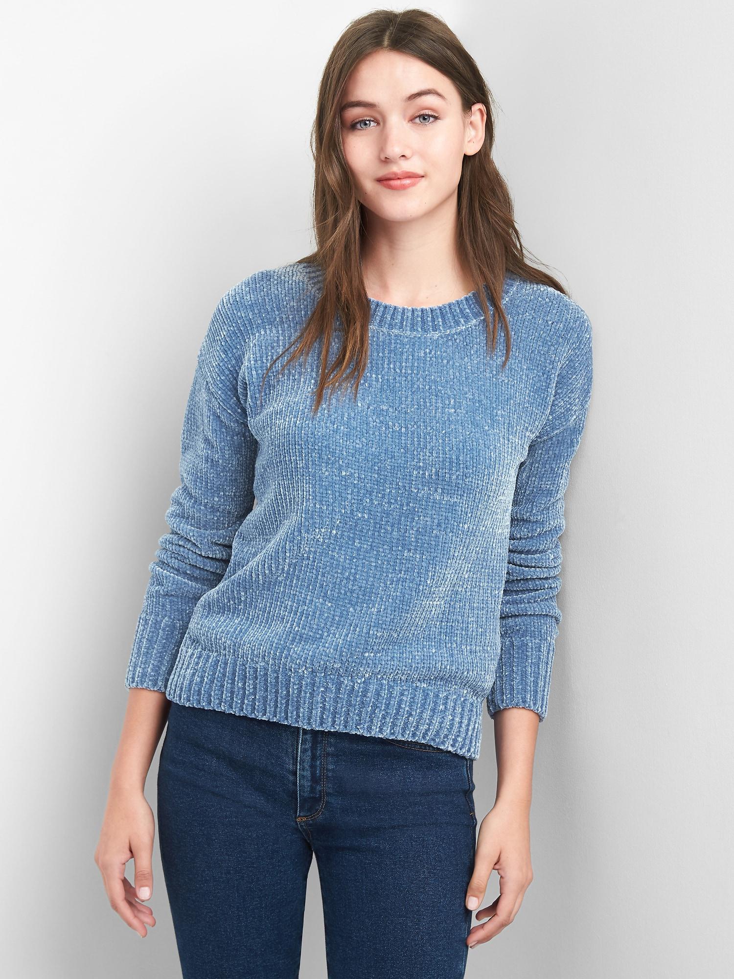 gap blue sweater