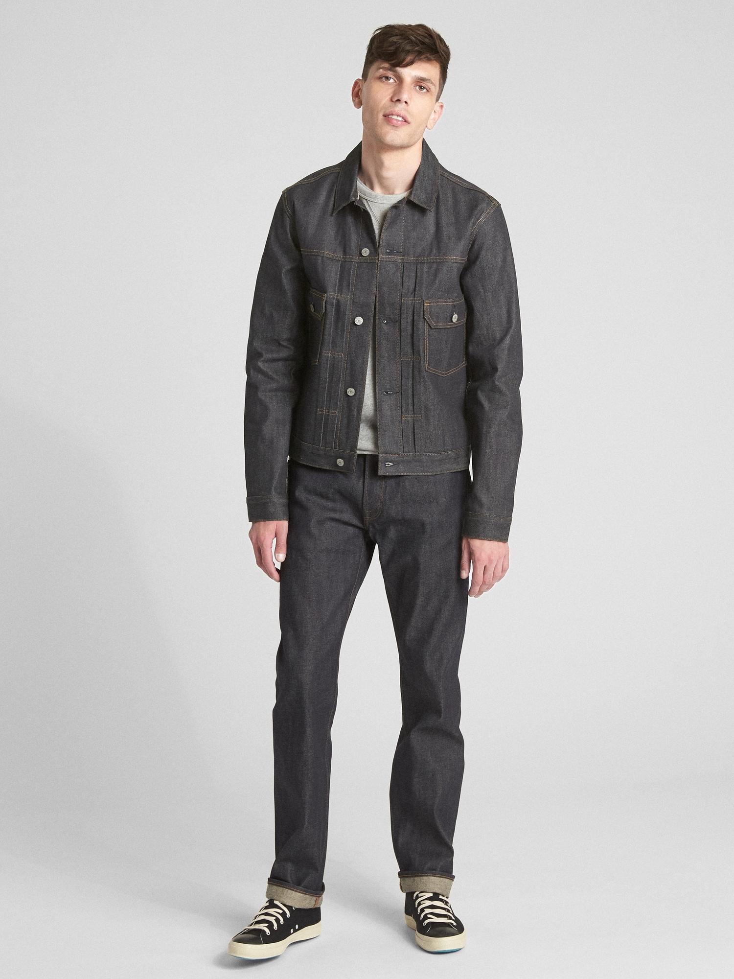 gap selvedge jacket