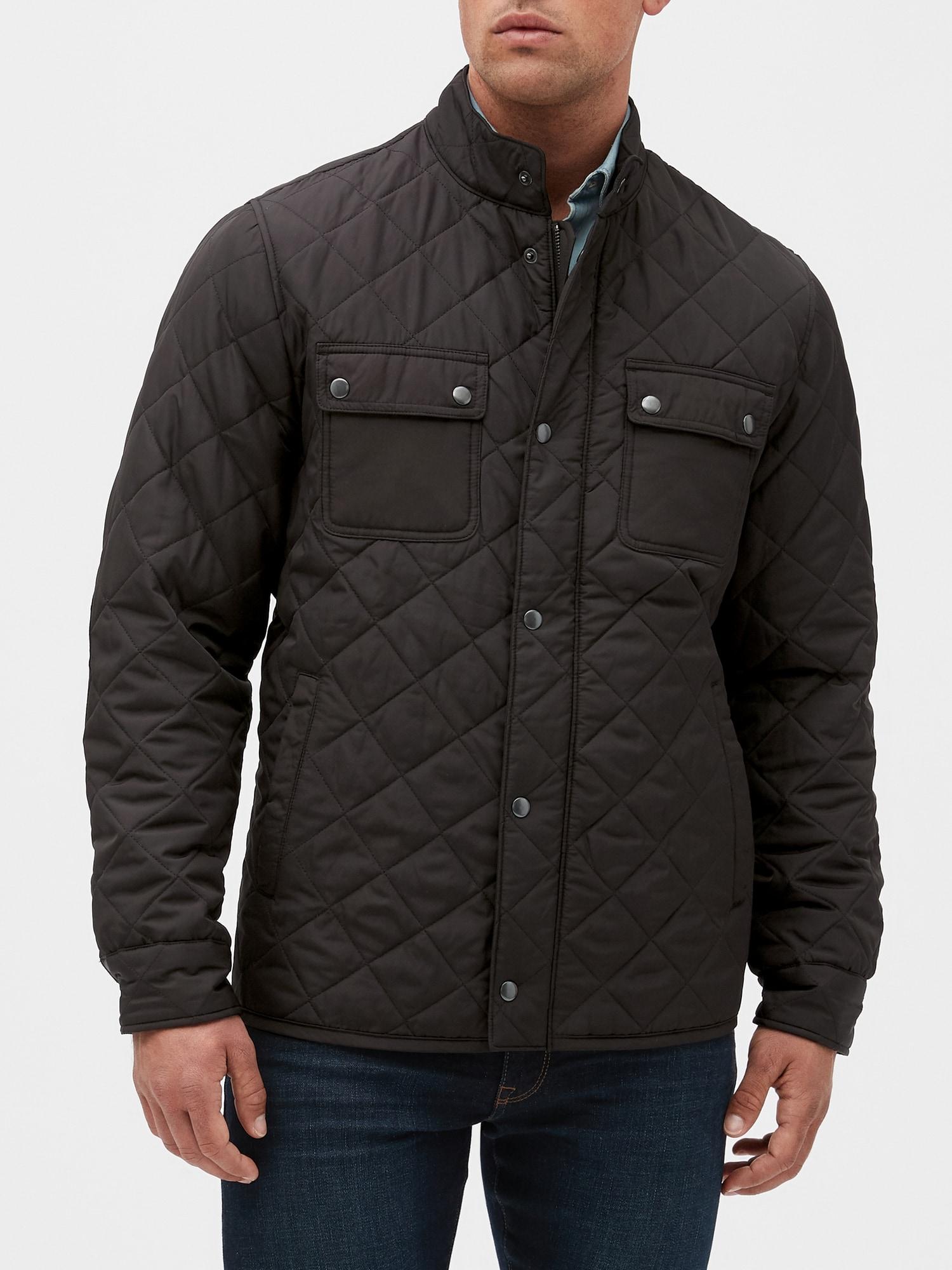 Gap quilted shirt jacket Clearance