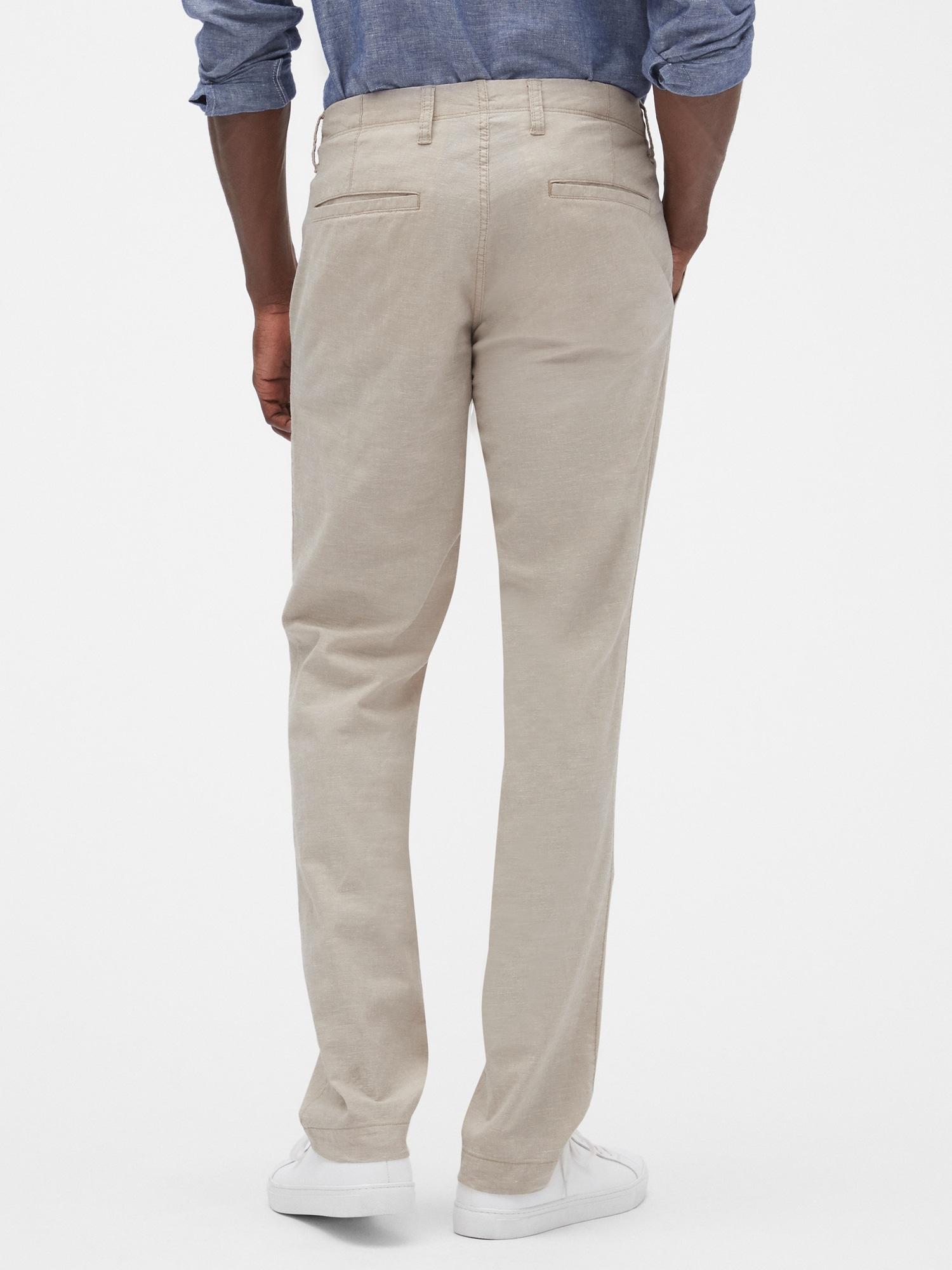 gap factory linen pants