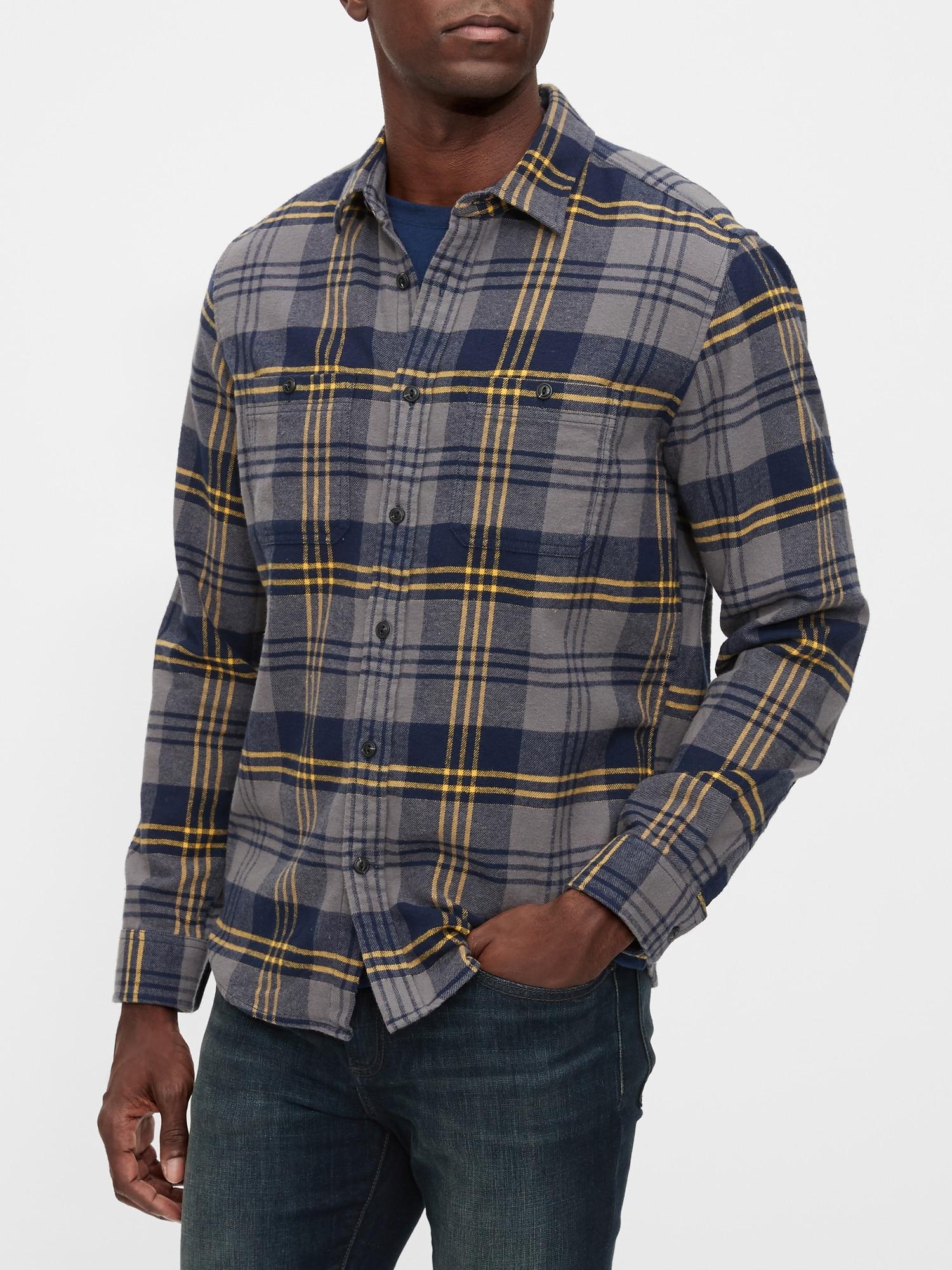 gap flannel lined khakis