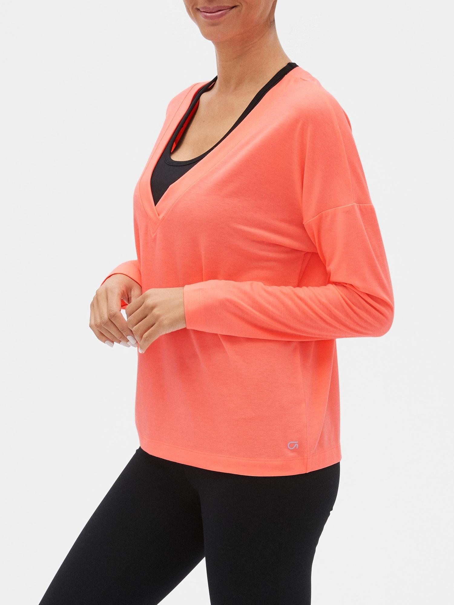 gap pink linen shirt