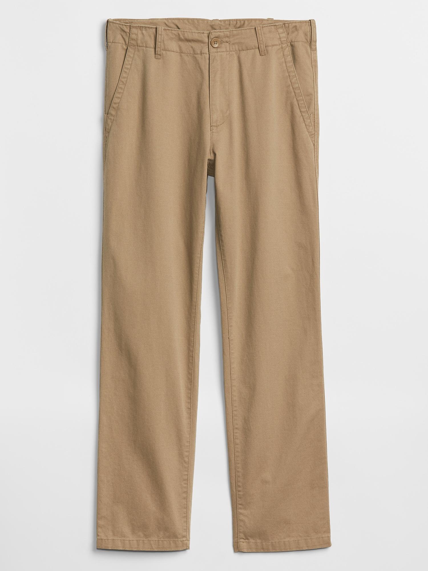 gap khakis lived in straight stretch