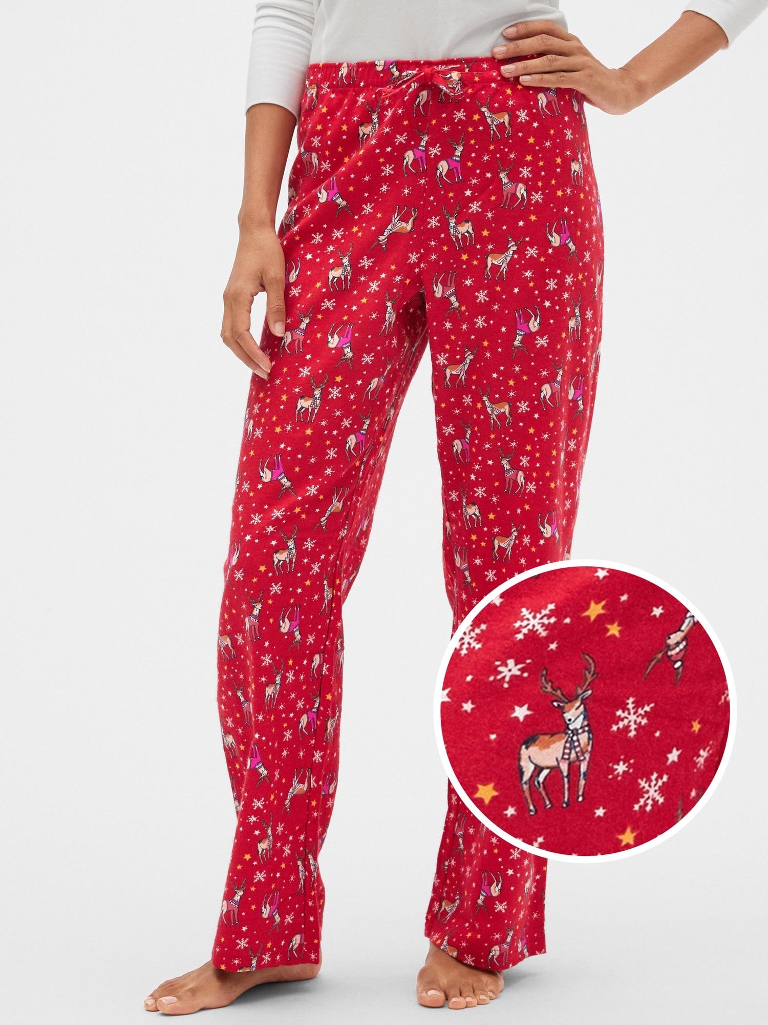 red flannel pj pants