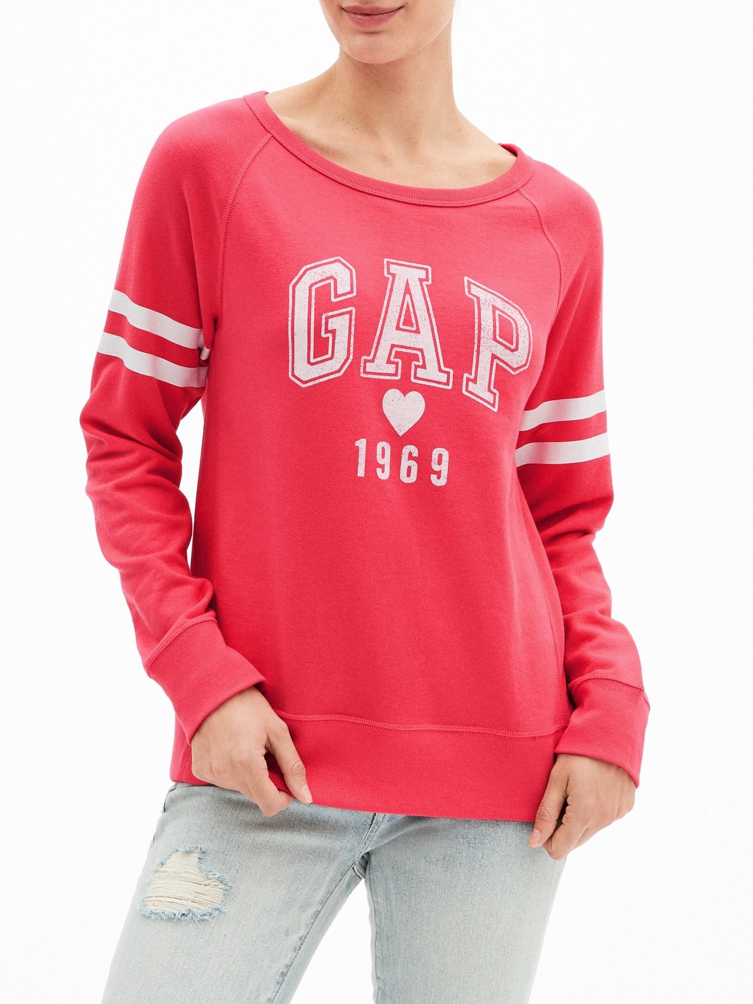 gap logo pullover sweatshirt