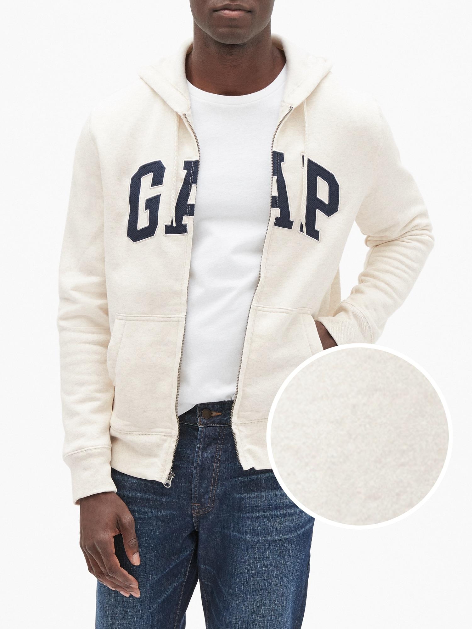gap hoodie white